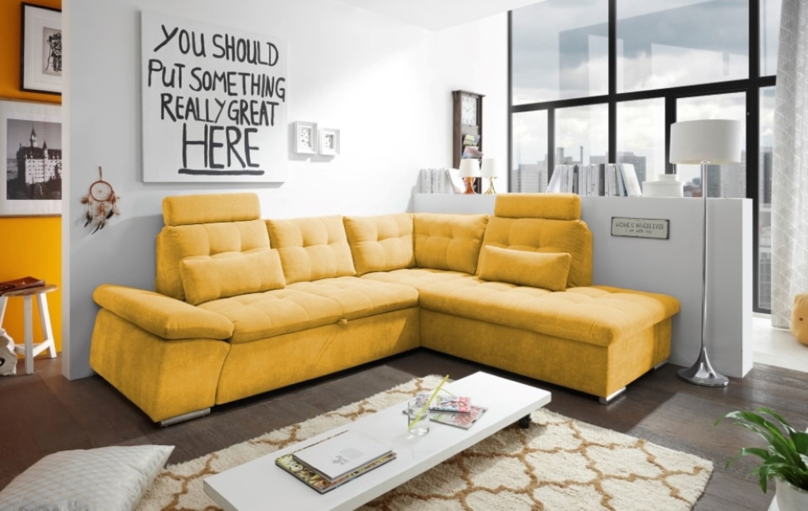 Nalo_gross_Uran_allgemein_senf Senfgelbe Raffinesse: Das Nalo Schlafsofa von ED Exciting Design mit verstellbaren Armlehnen und Bettkasten