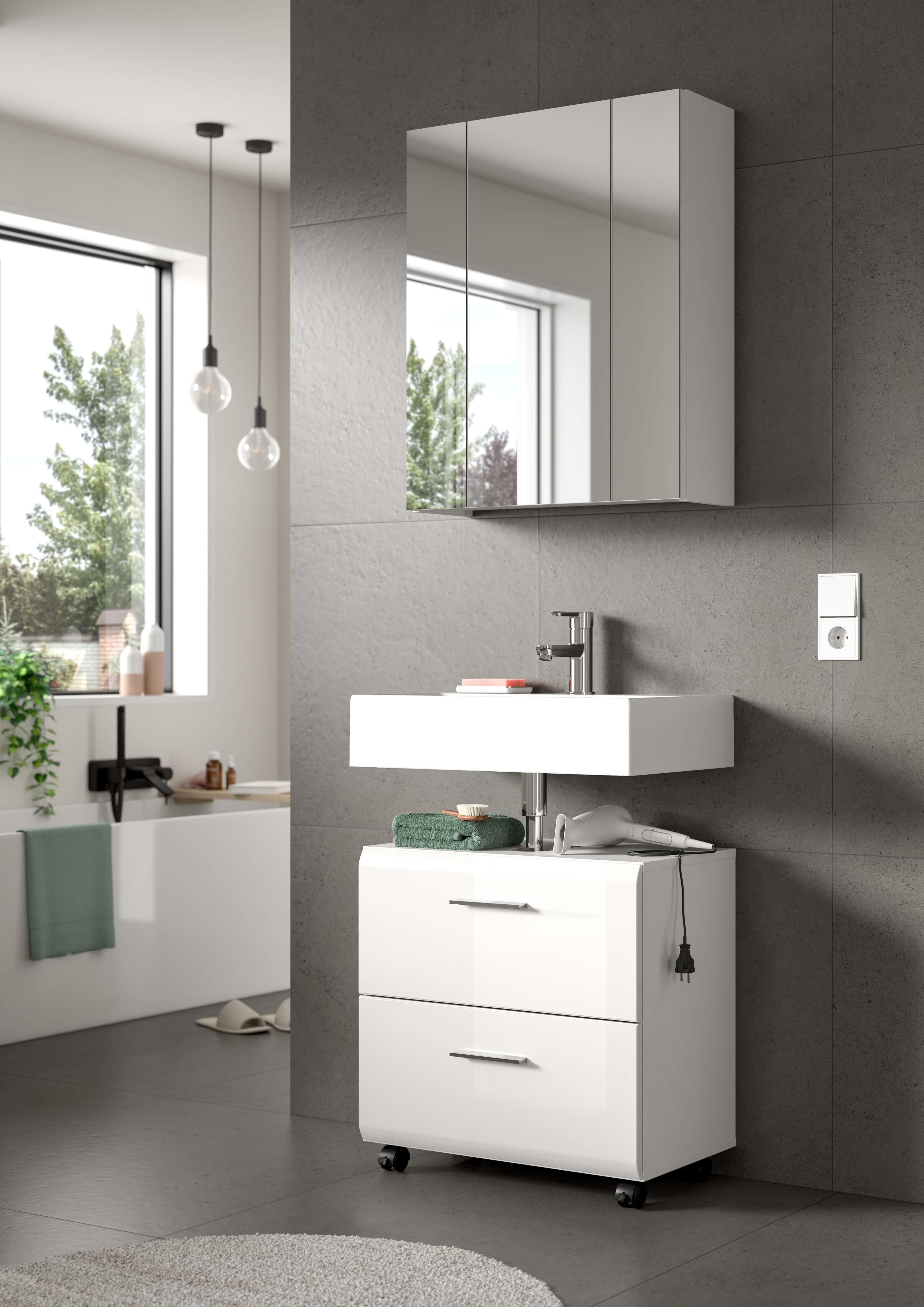 Ice Badkombination auf Rollen