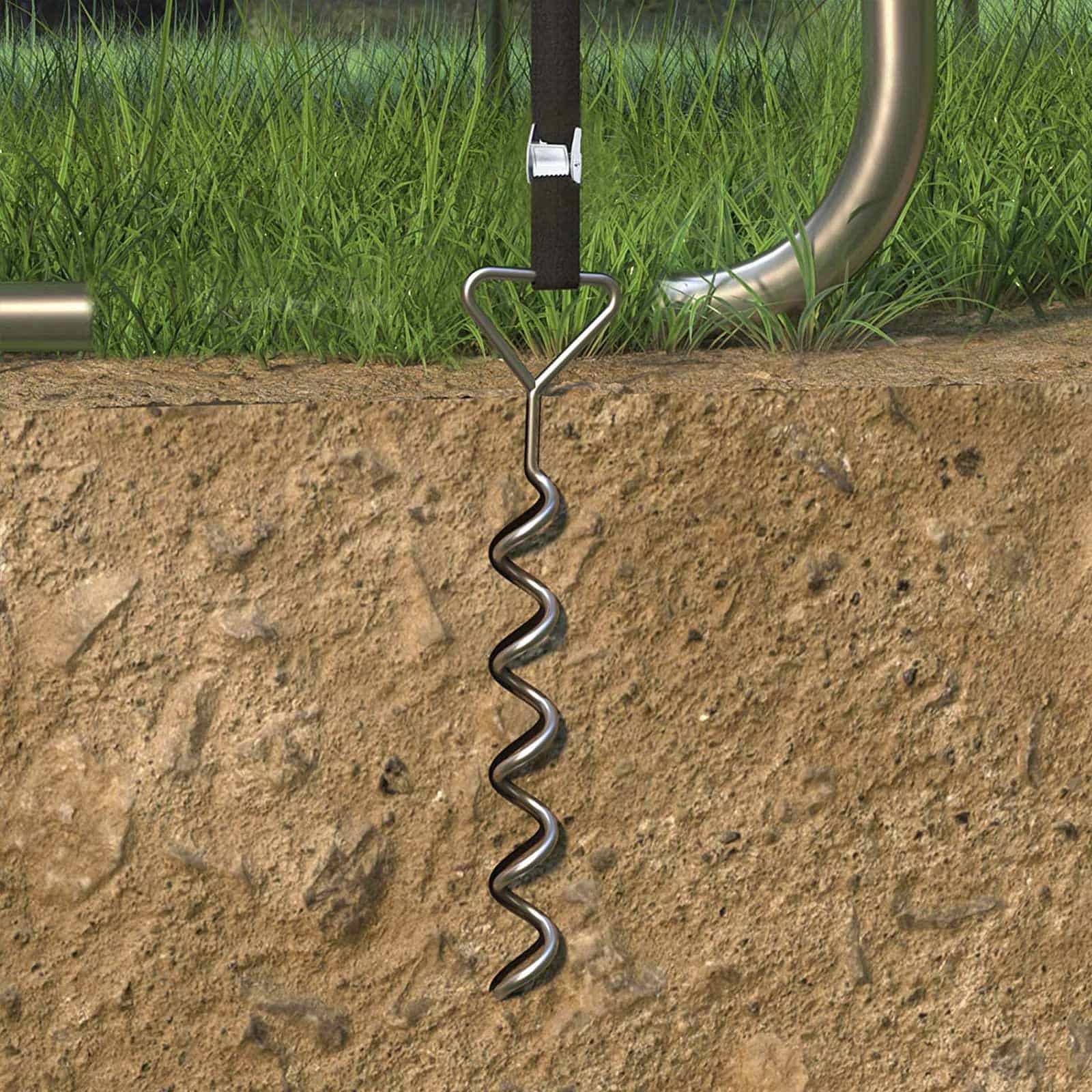 Bodenanker für Trampoline-SGN15INV1