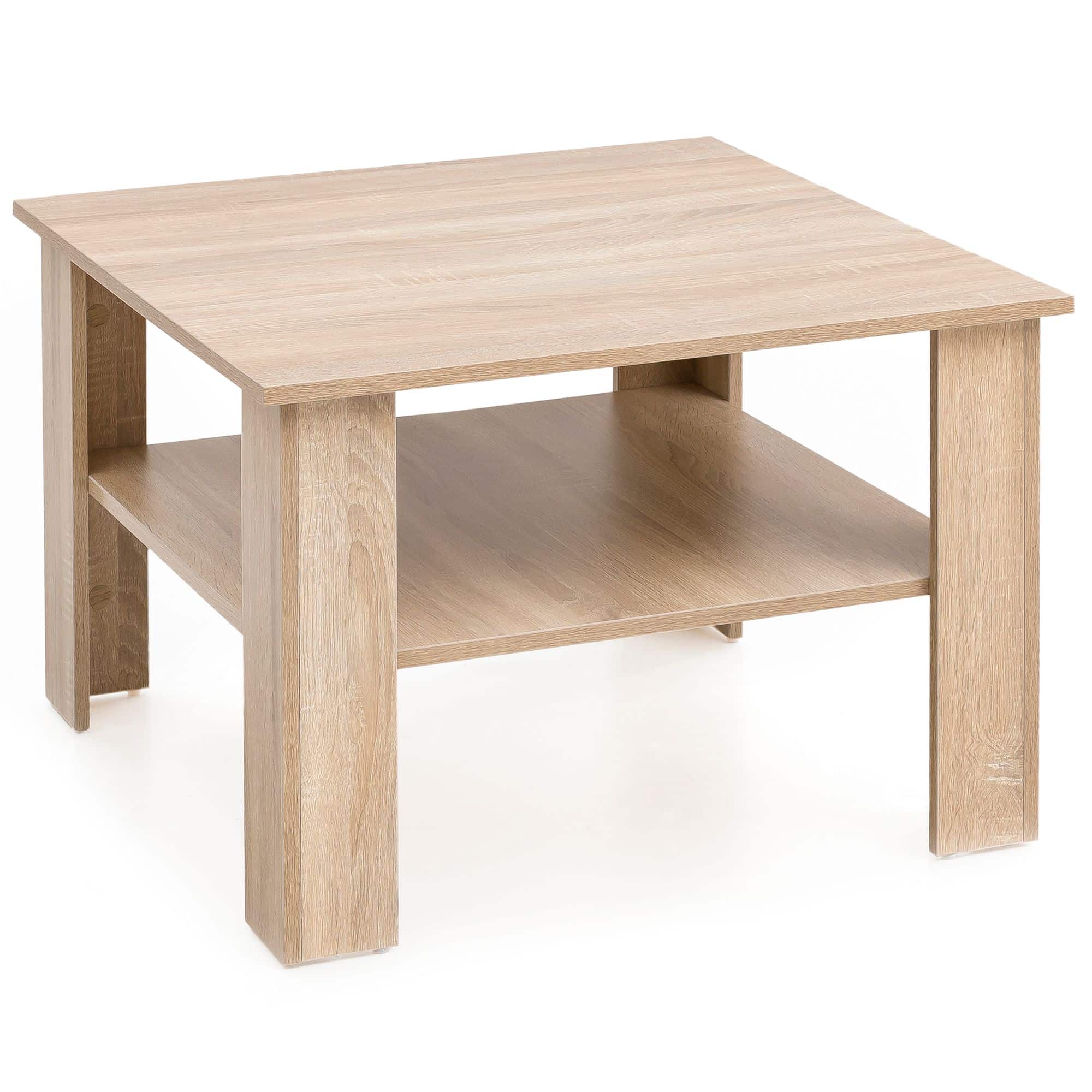 48493-WOHNLING-Couchtisch-GINA-60x60x42-cm-Sonoma-W7hzESiPU5pFKp Couchtisch WL5.833 Sonoma Eiche 60x42x60 cm Design Holztisch mit Ablage