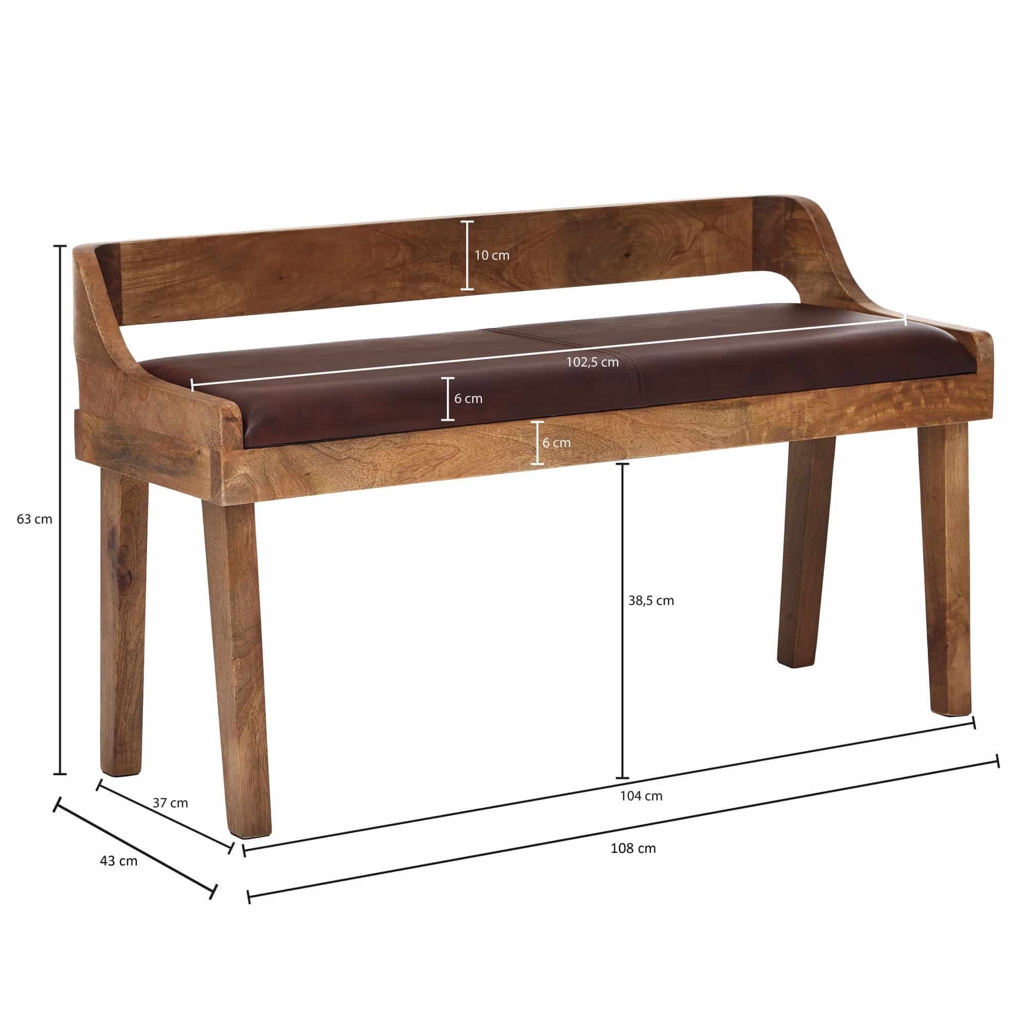 52636-WOHNLING-Sitzbank-Echtleder-Massivholz-Bank-108x63x43-cm-2er-Polsterbank-mit-Rueckenlehne-Bank-Flur-Schlafzimmer-Braun-Kleine-Bettbank-Leder-dielenmoebel-flurbank-deko-vorzi1w7w9s1ICaajB Sitzbank Echtleder / Massivholz Bank 108x63x43 cm