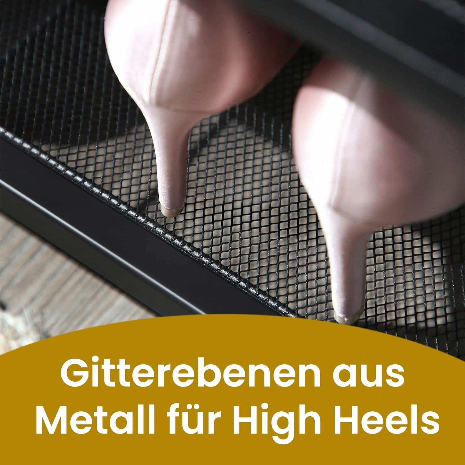 Schuhregal mit Gitterablagen Schuhregal mit Gitterablagen