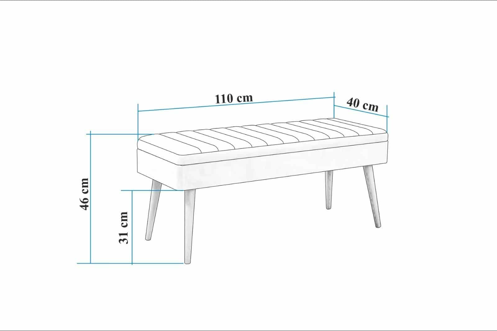Vina Sitzbank Soho, Walnuss Vina Sitzbank Soho, Walnuss