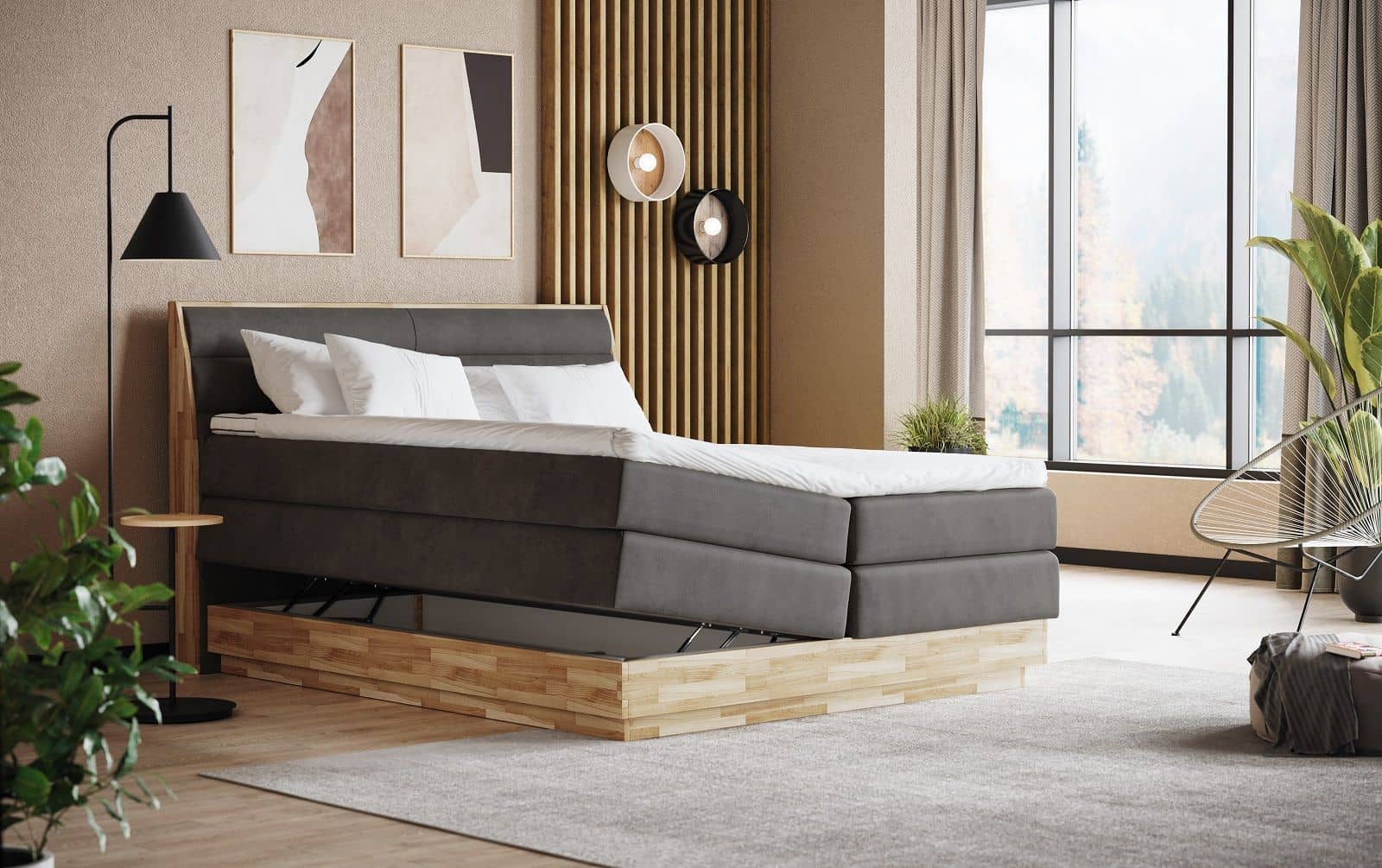 Boxspringbett Marissa mit Bettkasten Fuego – von Cotta Boxspringbett Marissa mit Bettkasten Fuego – von Cotta