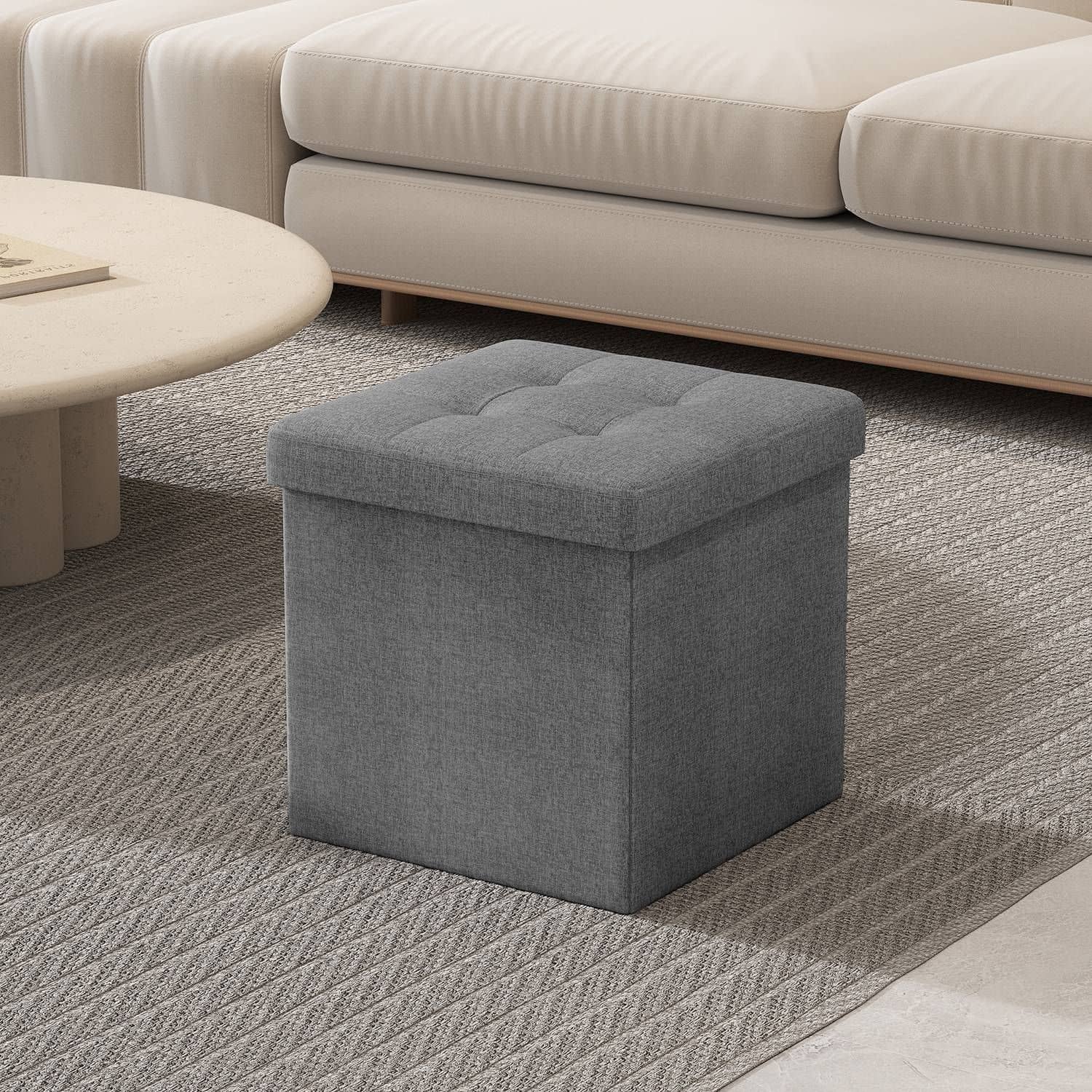 Sitzhocker, Sitzbank mit Stauraum, 30 x 30 cm Sitzhocker, Sitzbank mit Stauraum, 30 x 30 cm