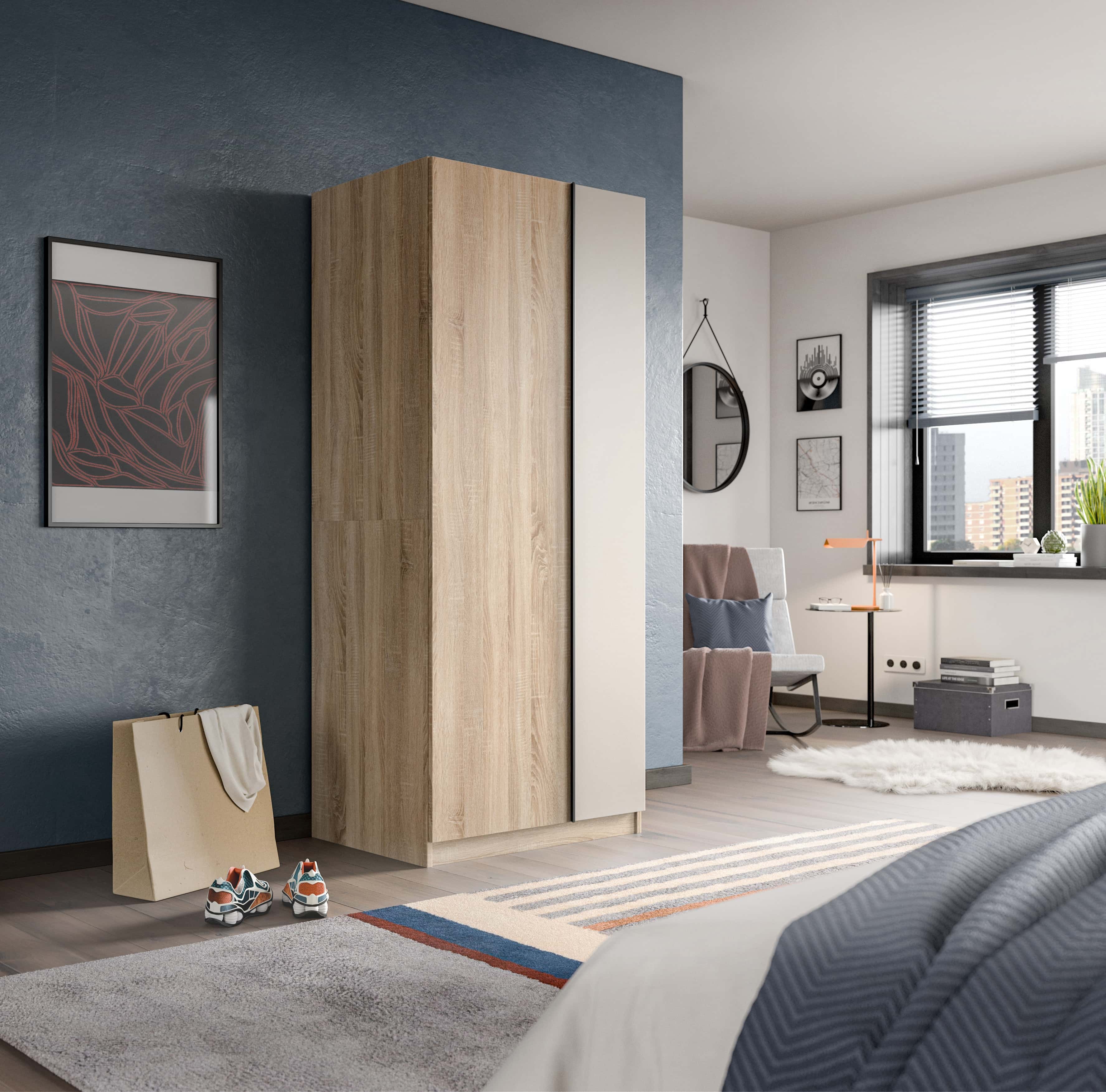 Oakland Kleiderschrank 2-türig