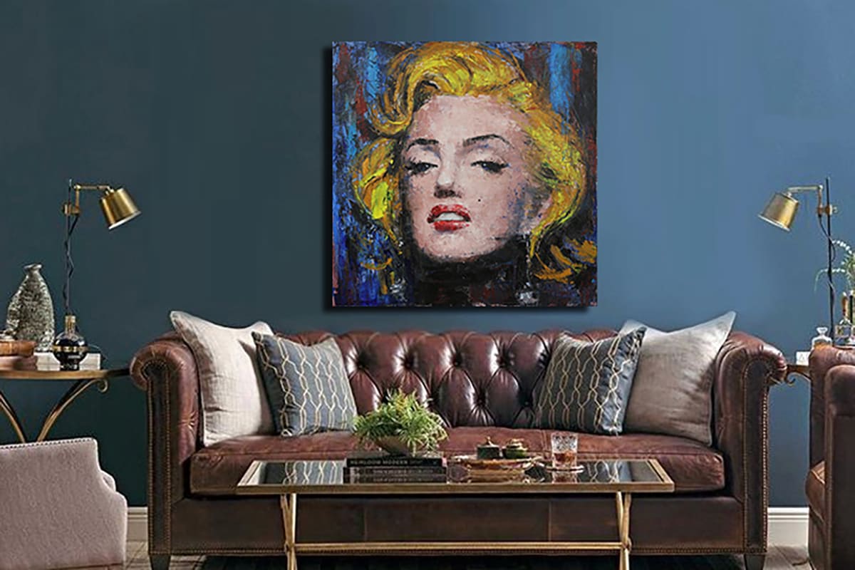 Öl-Wandbild Fame 120cm x 120cm Öl-Wandbild Fame 120cm x 120cm