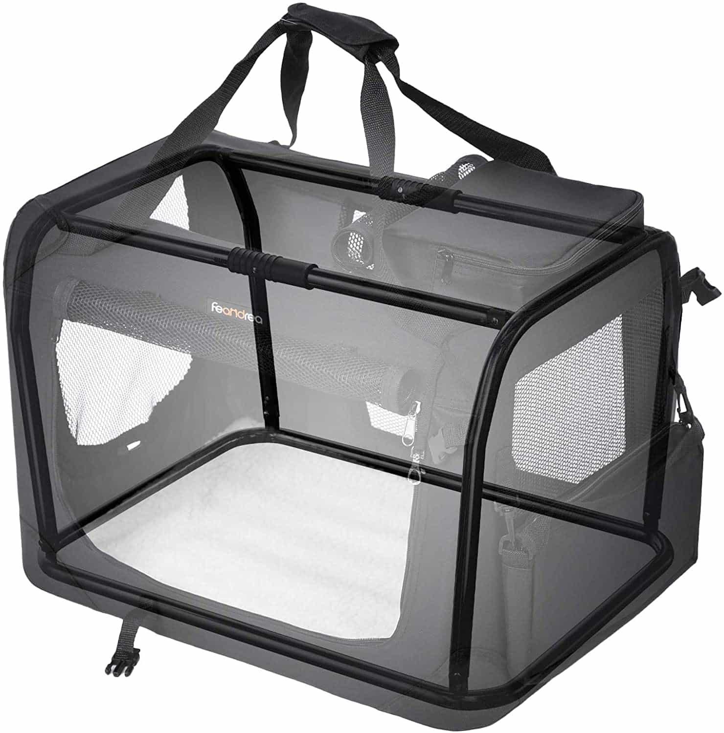 Haustier-Transporttasche Schwarz L-PDC70H