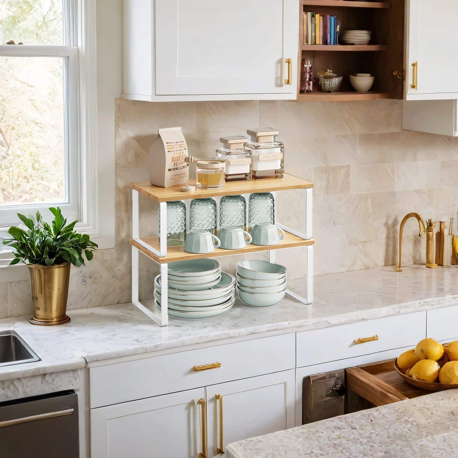 Gewürzregal, 2er Set Küchen-Organizer, Küchenregal Gewürzregal, 2er Set Küchen-Organizer, Küchenregal