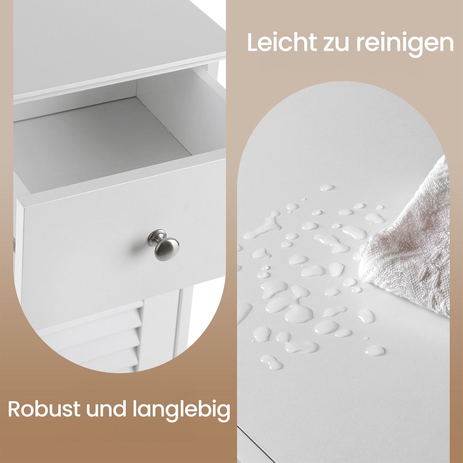 Schmaler Badschrank, Aufbewahrungsschrank, mit Schublade Schmaler Badschrank, Aufbewahrungsschrank, mit Schublade