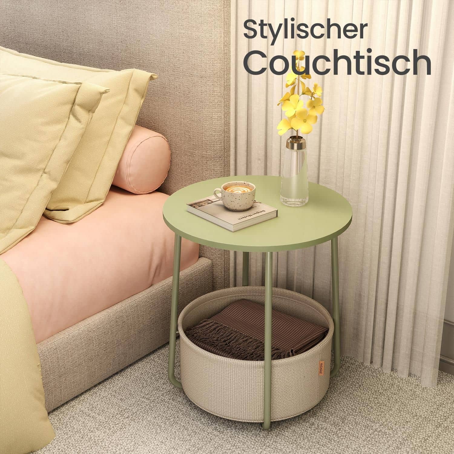 Beistelltisch rund, kleiner Tisch, Couchtisch klein Beistelltisch rund, kleiner Tisch, Couchtisch klein