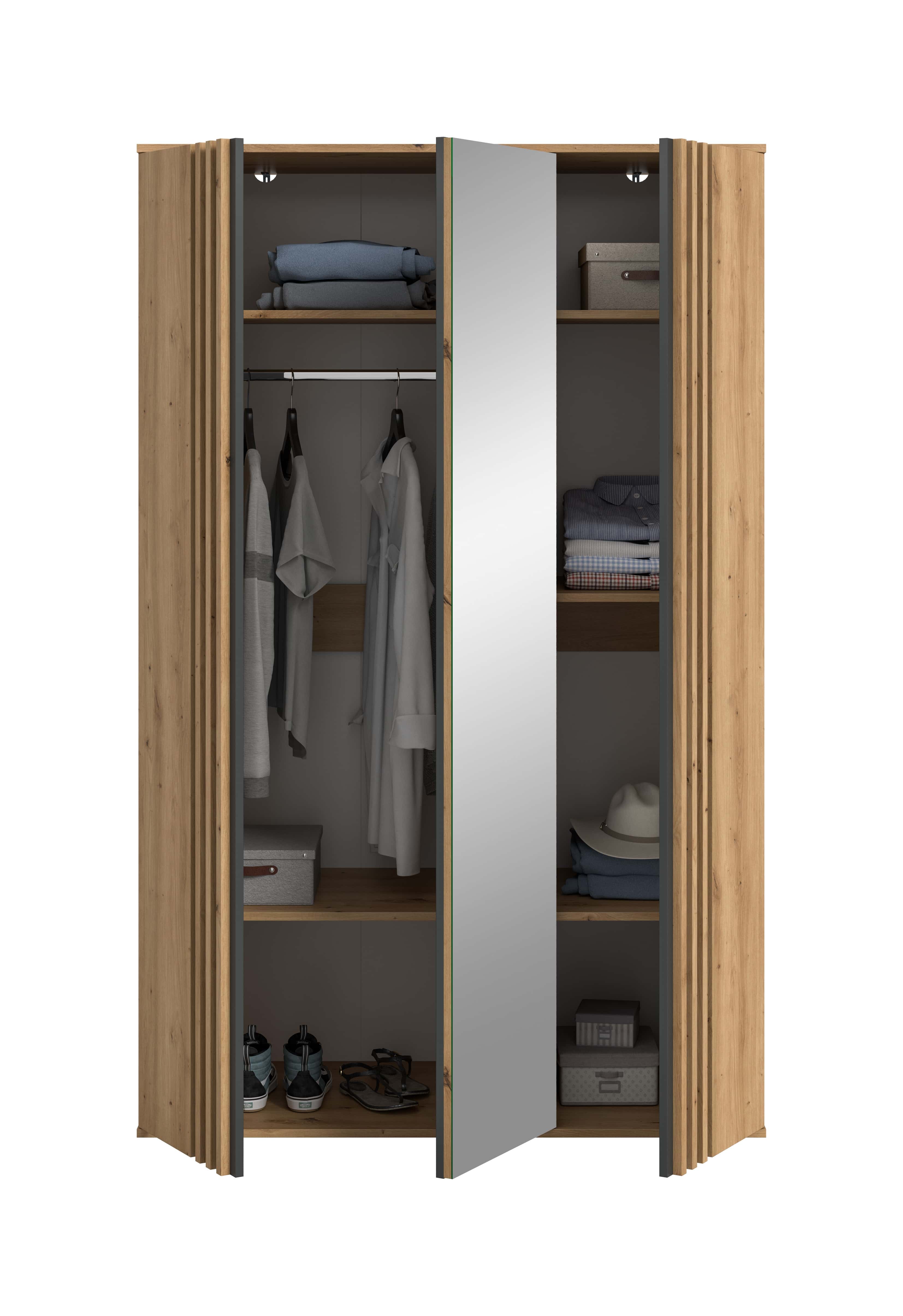 Tofta Kleiderschrank 3-türig Tofta Kleiderschrank 3-türig