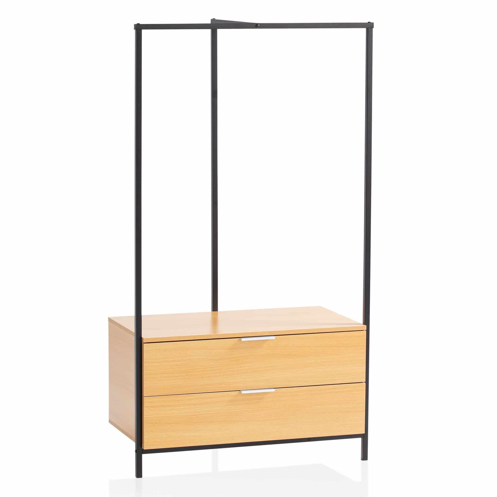 Garderobe Eiche-Dekor 152x85x44 cm Flurgarderobe Modern Garderobe Eiche-Dekor 152x85x44 cm Flurgarderobe Modern