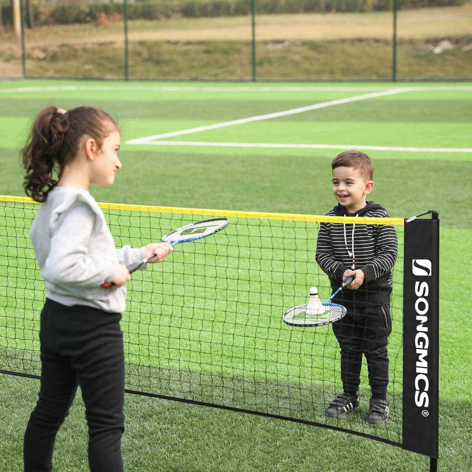 Badmintonnetz schwarz-gelb-SYQ500B02