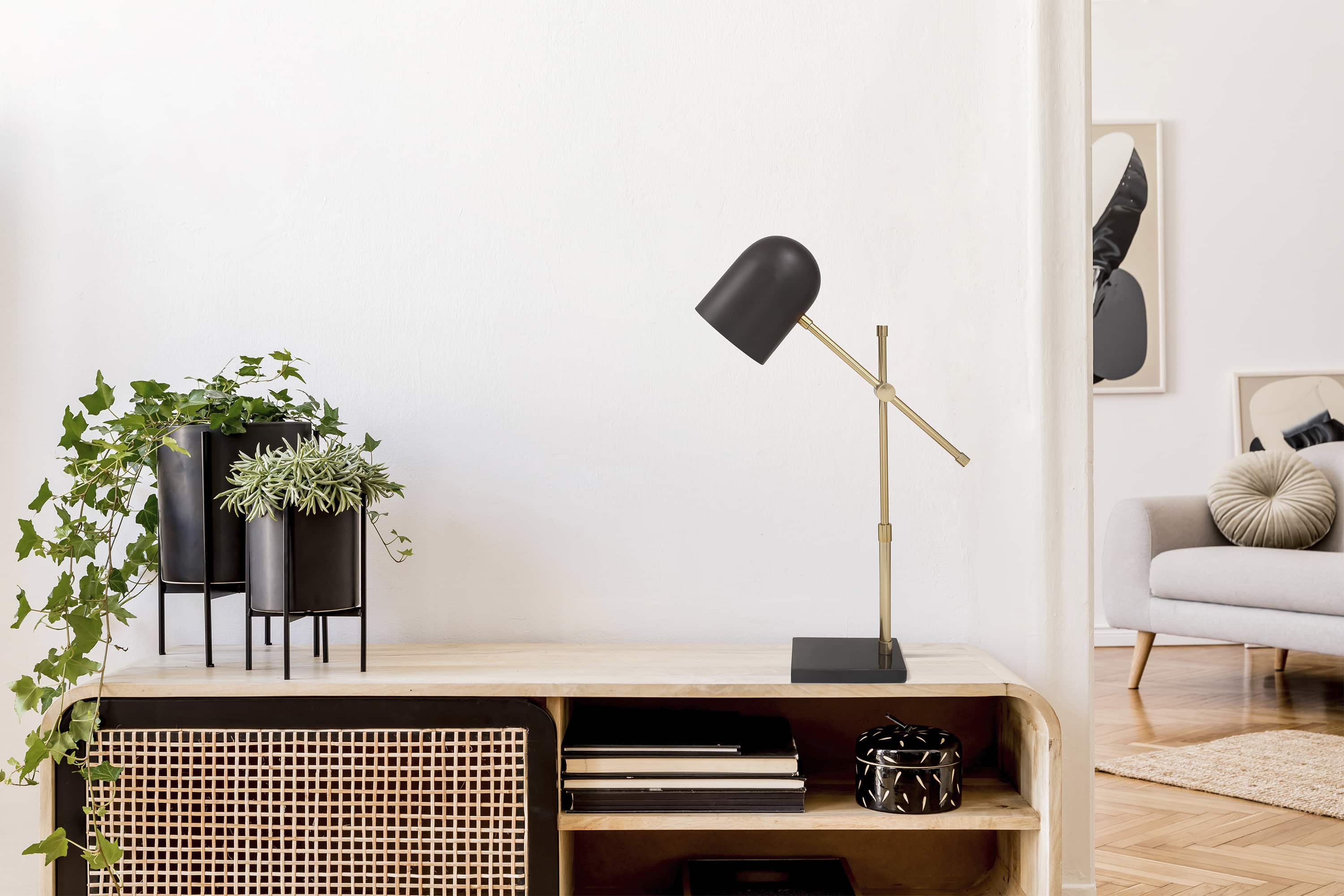 Tischlampe Celeste 125 Schwarz / Silber Tischlampe Celeste 125 Schwarz / Silber