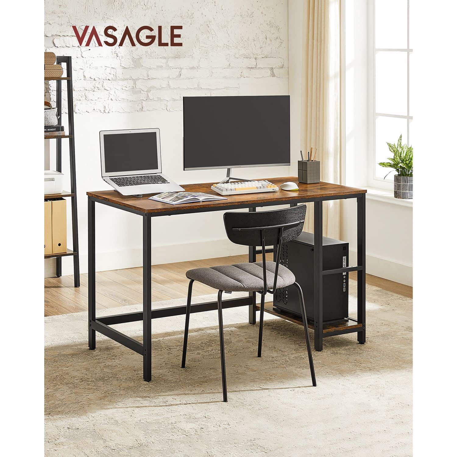 Industrie-Look Schreibtisch-B34LWD47X Industrie-Look Schreibtisch-B34LWD47X