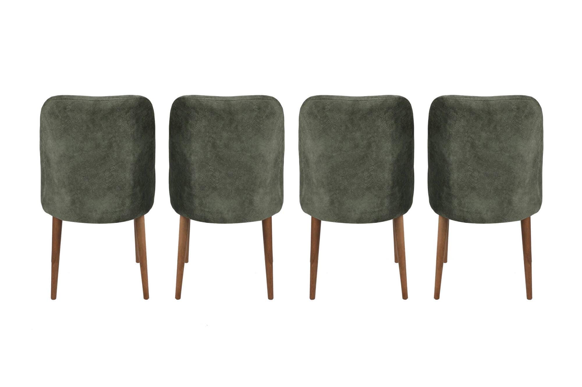 Dallas 558 V4 - dunkelgrün - 4er Set Esszimmerstühle