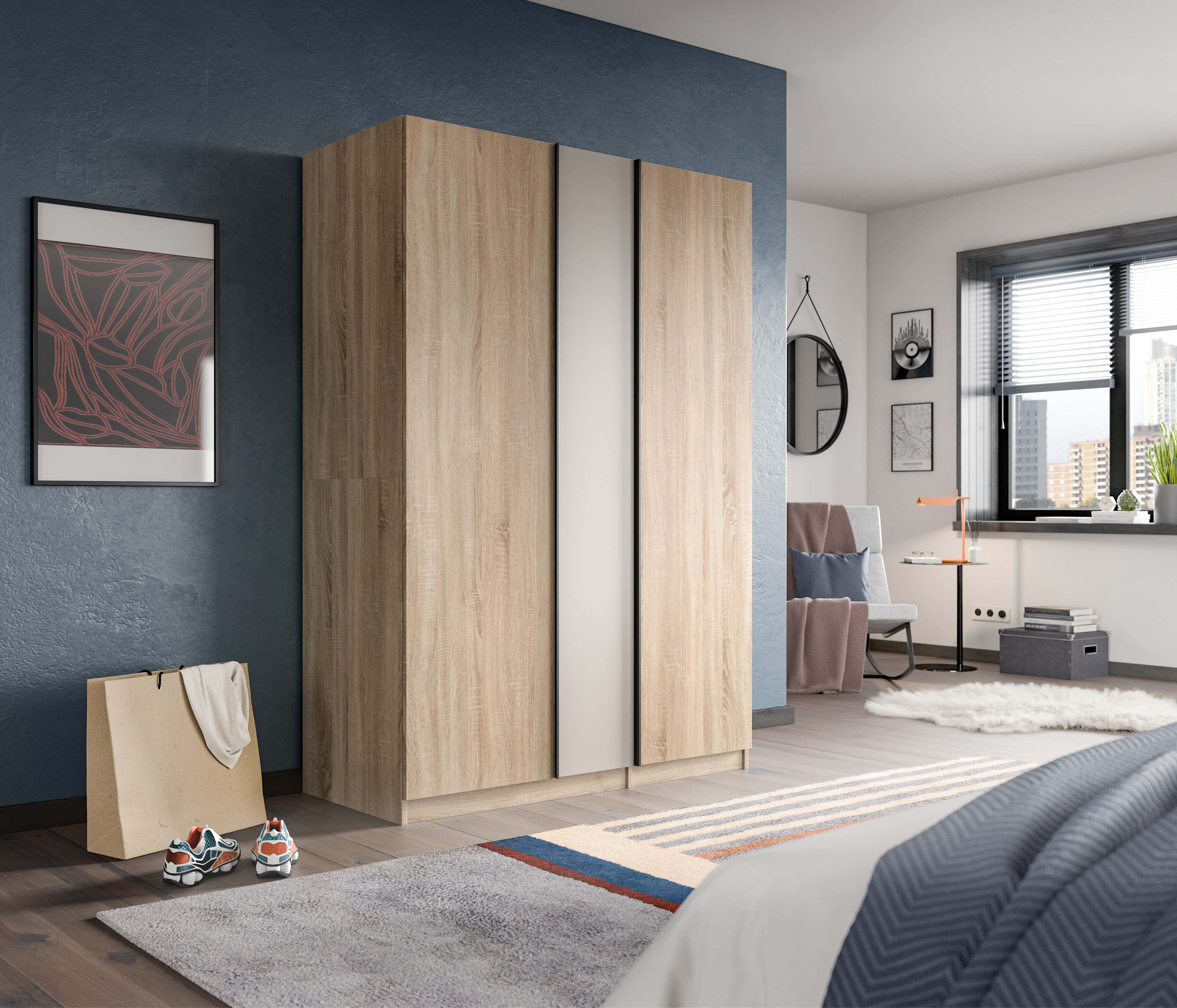 Oakland Kleiderschrank 3-türig