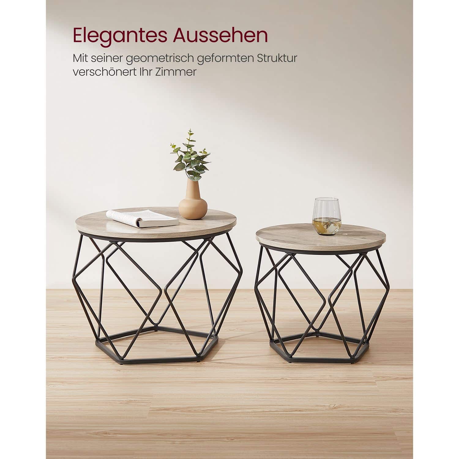 Kleiner Couchtisch 2er Set-B34LET040B02 Kleiner Couchtisch 2er Set-B34LET040B02
