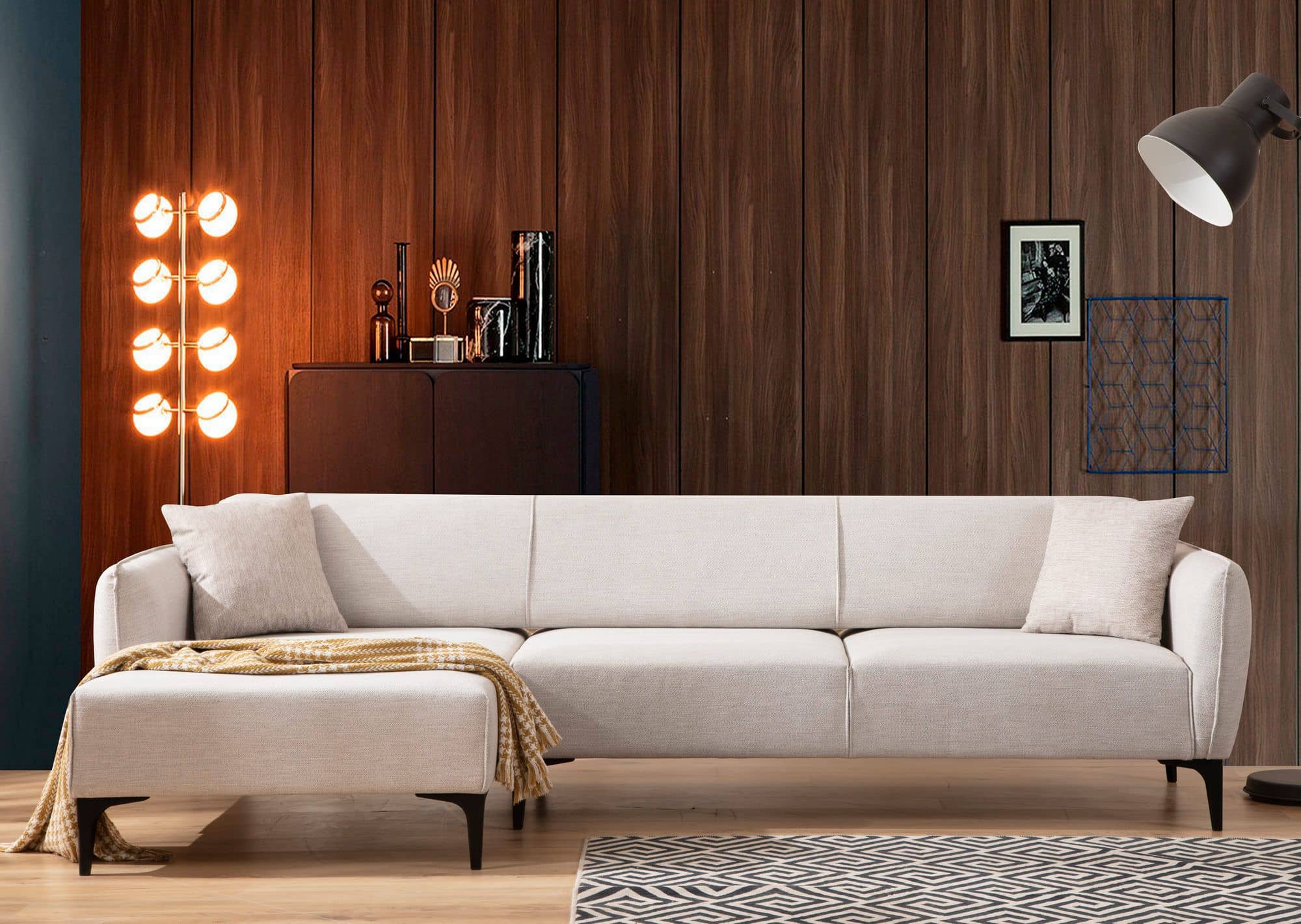 Ecksofa Belissimo - mit verstellbarer Rückenlehne Ecksofa Belissimo - mit verstellbarer Rückenlehne