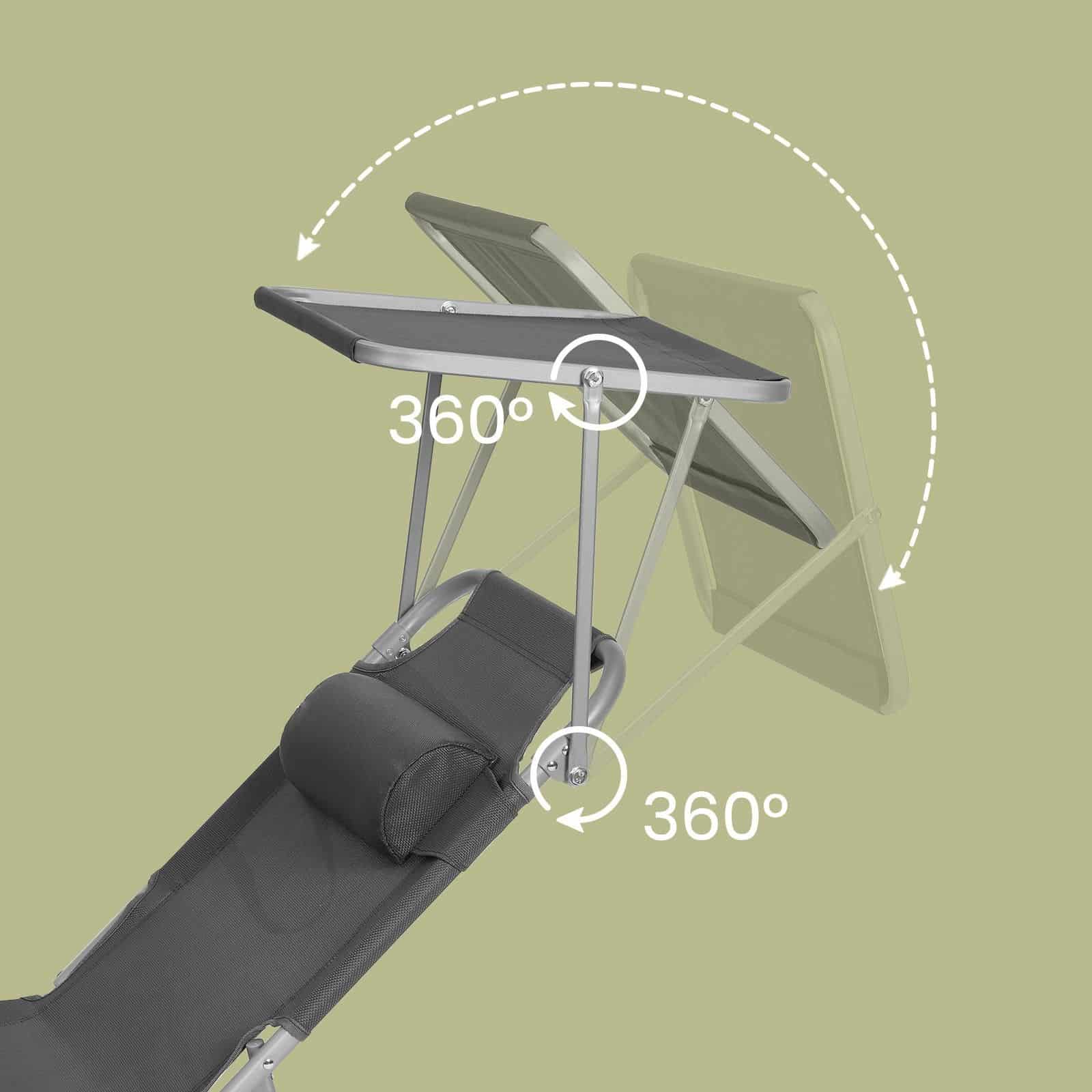 Große Sonnenliege, klappbarer Liegestuhl, 71 x 200 x 38 cm Große Sonnenliege, klappbarer Liegestuhl, 71 x 200 x 38 cm