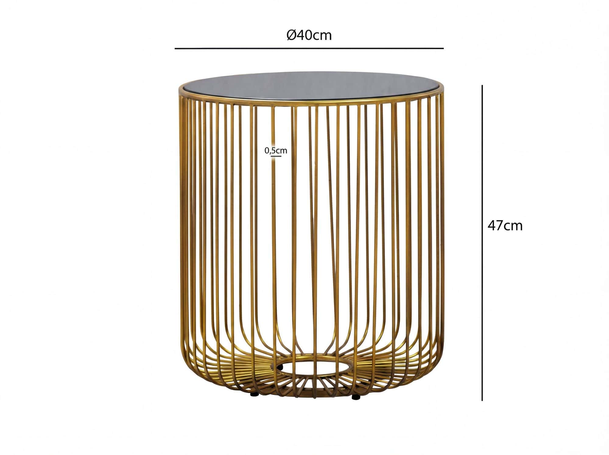 Beistelltisch Glas Metall 40cm Gold Rund - Moderner Anstelltisch - Design Sofatisch Couchtisch Drahtkorb - Loungetisch mit Gittergestel - Runder Wohnzimmertisch Klein Handmade Beistelltisch Glas Metall 40cm Gold Rund - Moderner Anstelltisch - Design Sofatisch Couchtisch Drahtkorb - Loungetisch mit Gittergestel - Runder Wohnzimmertisch Klein Handmade