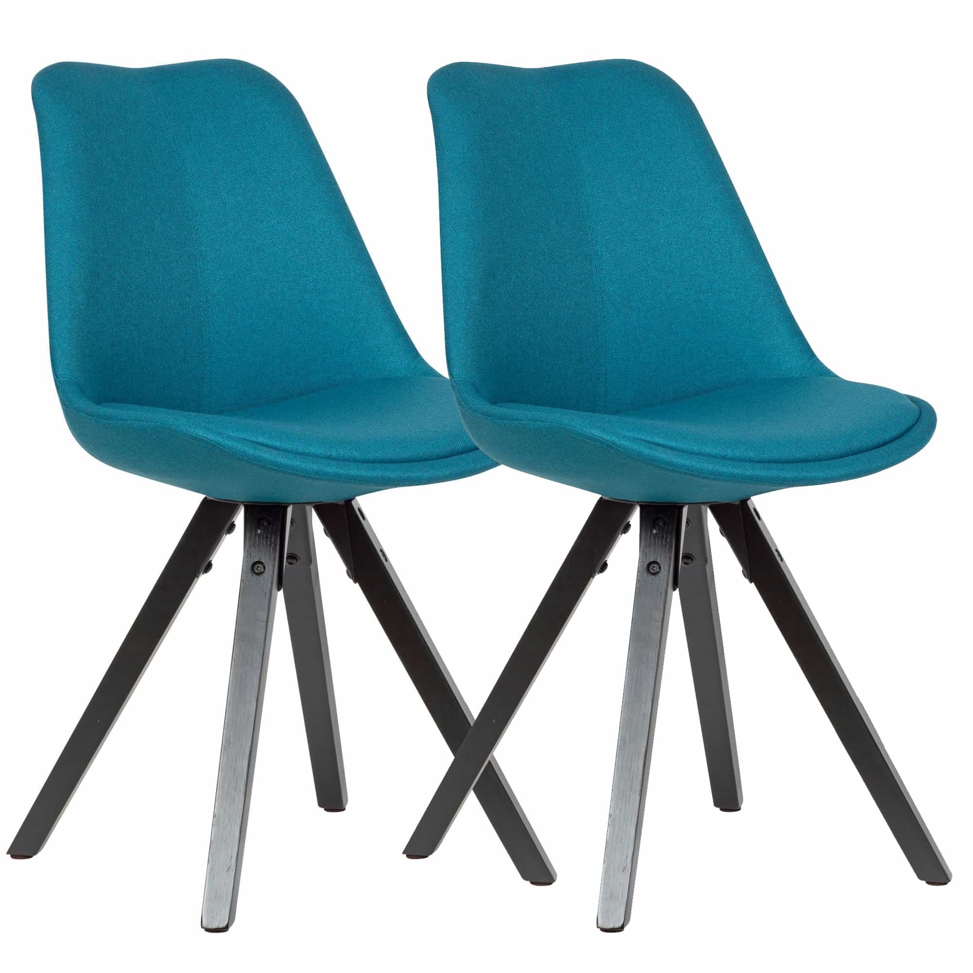 54467-WOHNLING-2er-Set-Esszimmerstuhl-Petrol-mit-schwarzen-Beinen-Stuhl-Skandinavisch-Polsterstuhl-mit-Stoff-Bezug-Design-Kuechenstuhl-gepolstert-Schalensitz-Stuhl-Esszimmer-Sitzmo 2er Set Esszimmerstuhl Petrol mit schwarzen Beinen Stuhl Skandinavisch
