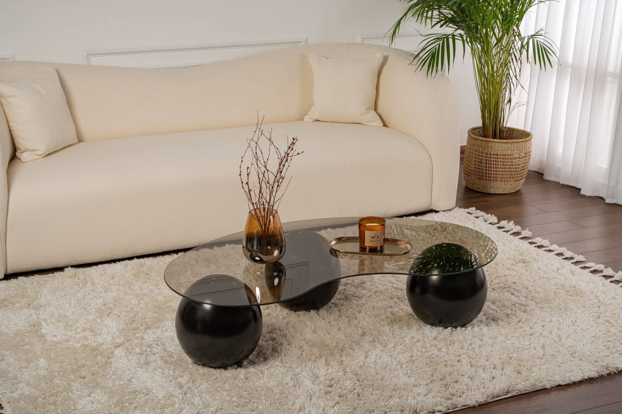 Sphere - schwarz, grau - Couchtisch Sphere - schwarz, grau - Couchtisch