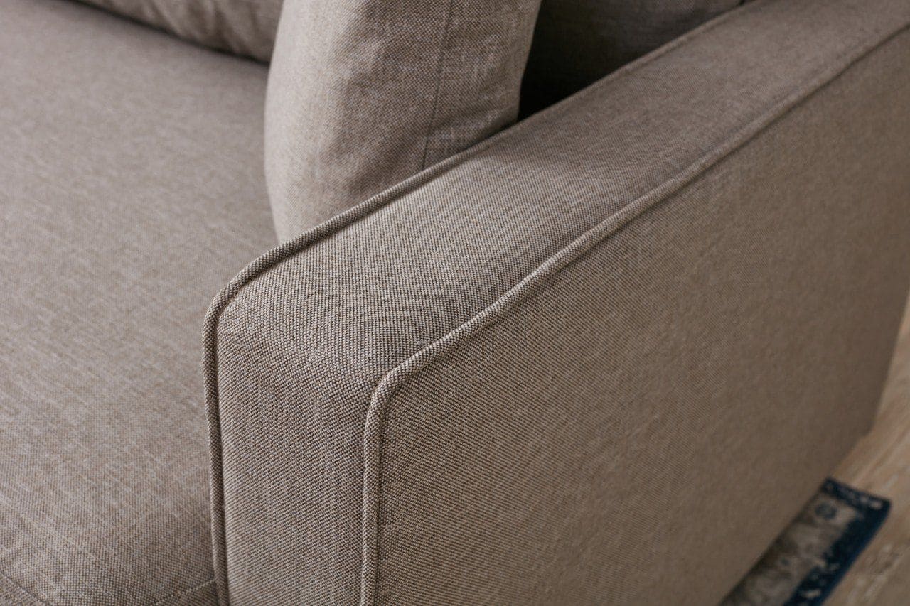 Ecksofa Eva – Skandinavischer Stil inkl. Hocker Ecksofa Eva – Skandinavischer Stil inkl. Hocker