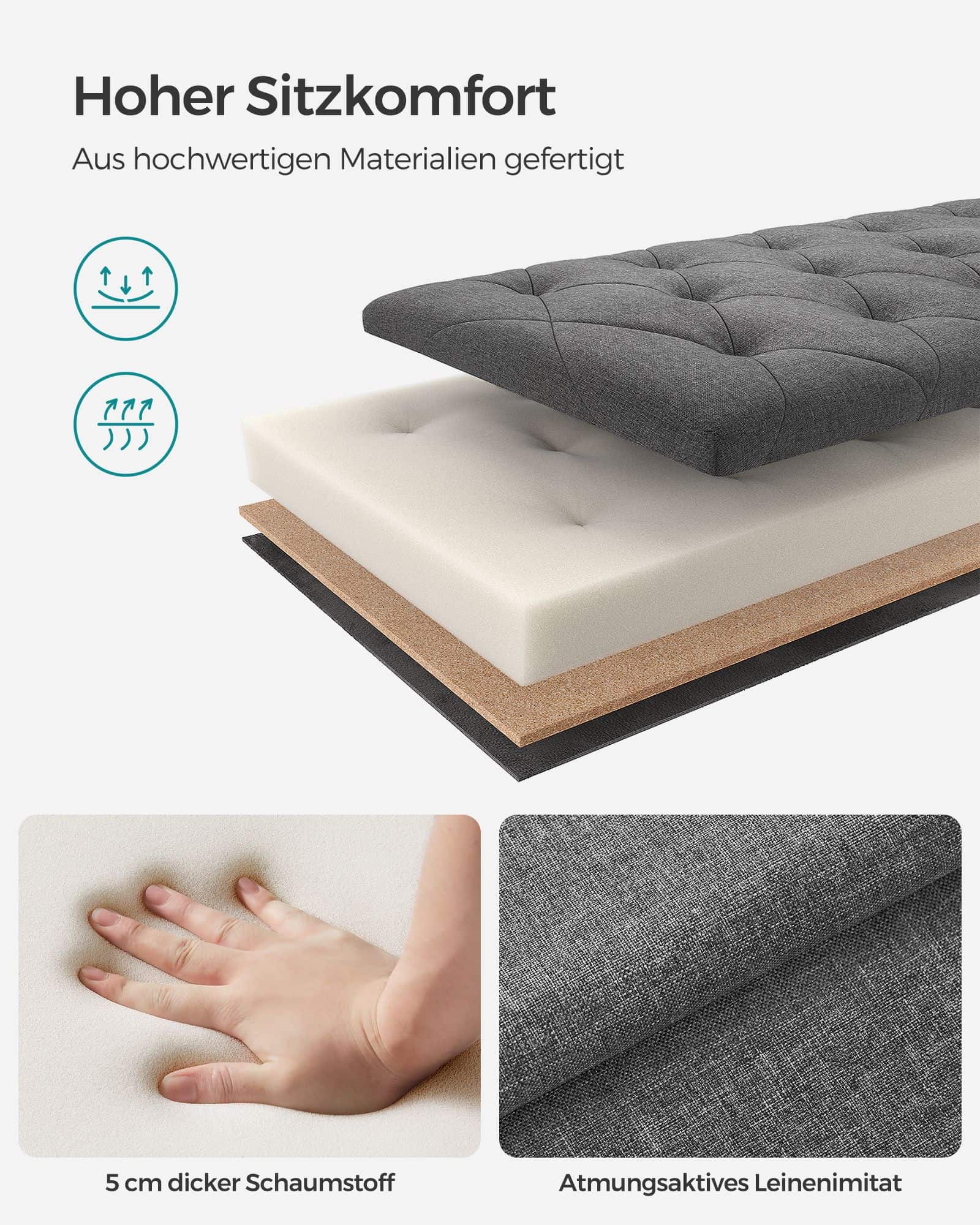 Sitzbank mit Stauraum faltbar Sitzbank mit Stauraum faltbar