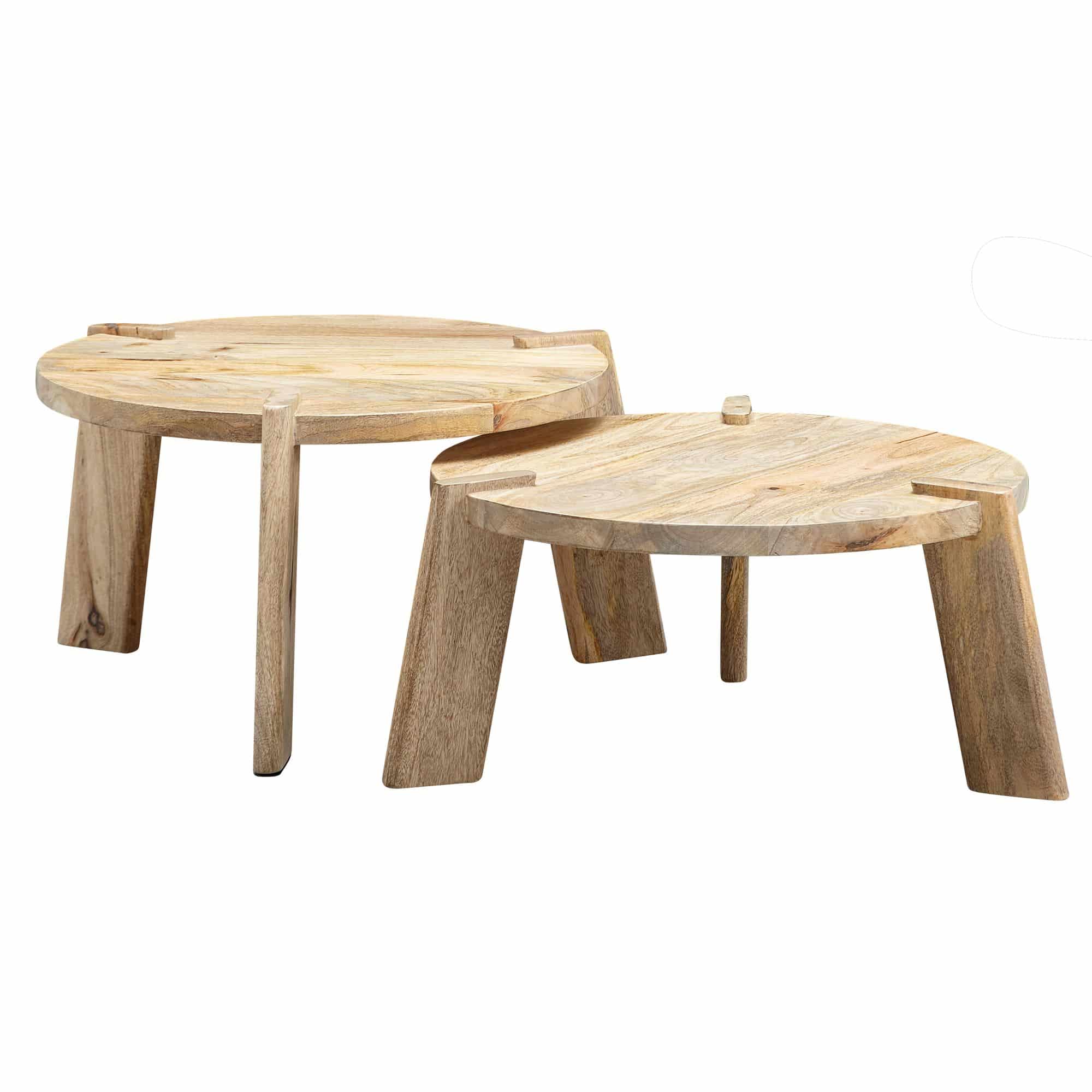 58428-WOHNLING-Beistelltisch-2er-Set-Mango-Hell-WL6-344-WL6-344_1H7kBYJmXRkwvQ Design Couchtisch 2er Set Mango Massivholz Wohnzimmertisch Hell