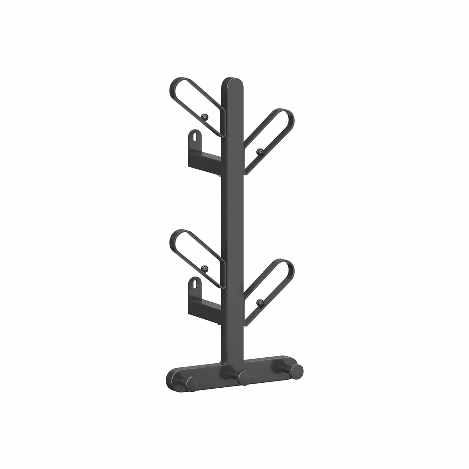 Wandgarderobe in Baum-Form mit 7 Haken tintenschwarz