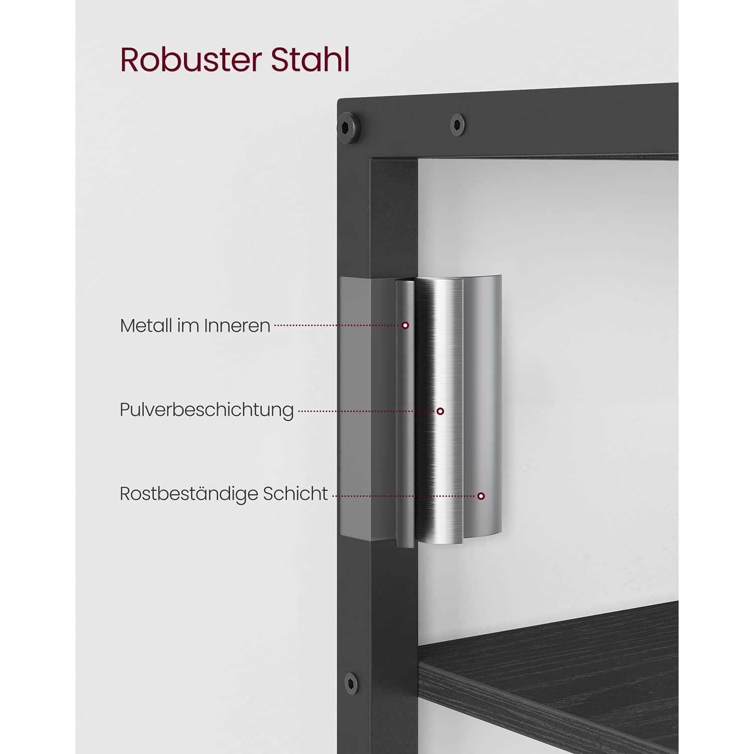 Bücherregal mit 5 Ebenen-LLS155B56