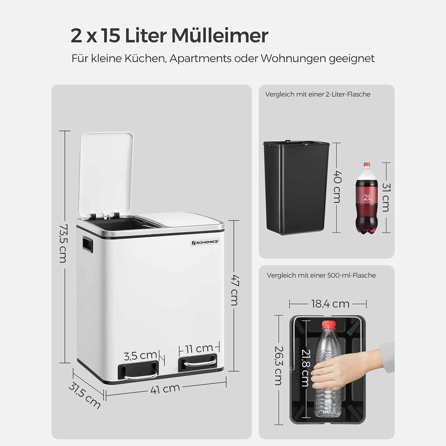 Mulleimer 30 Liter-B34LTB30WT Mulleimer 30 Liter-B34LTB30WT