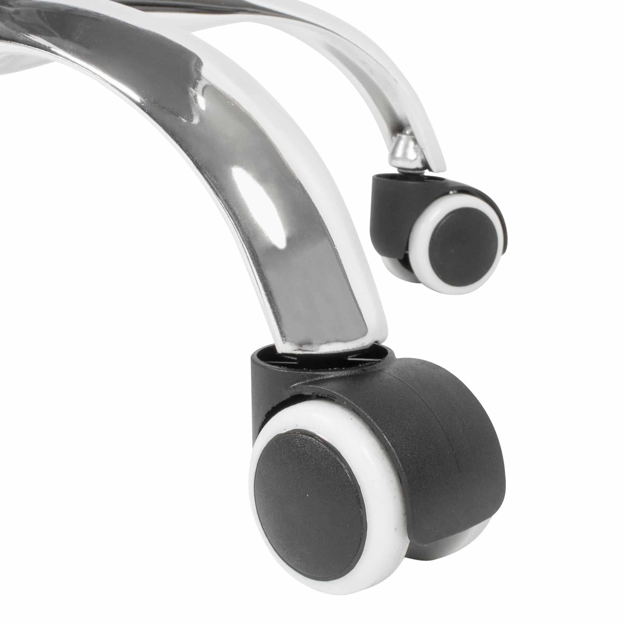 Schreibtischstuhl Bezug Kunstleder Schwarz Bürodrehstuhl bis 120 kg