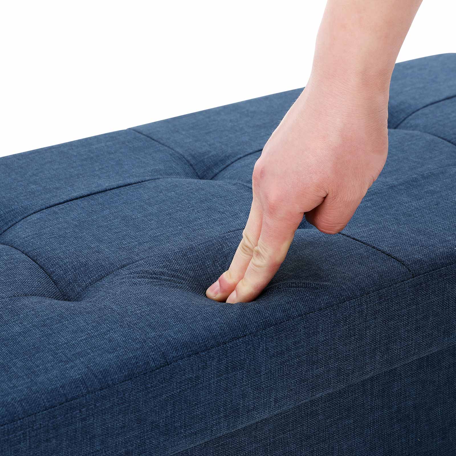 Sitztruhe 76 cm Marineblau-LSF47IN Sitztruhe 76 cm Marineblau-LSF47IN