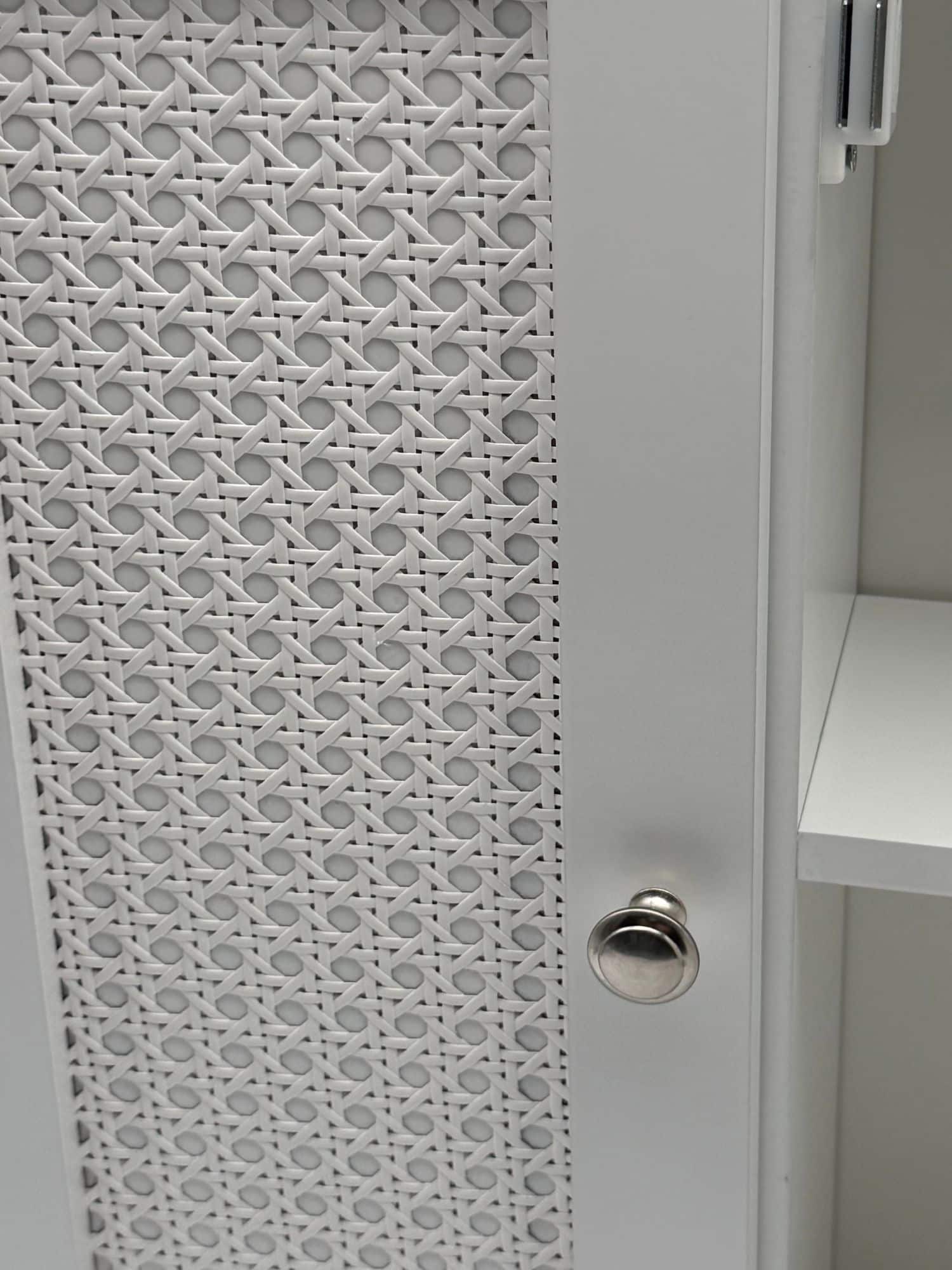 Spiegelschrank Weiß 60cm - Wand Badschrank mit 1 Spiegeltür - Hängeschrank Bad Wandschrank im Rattan Aufbewahrungsschrank mit Tür Design Badezimmerspiegel Spiegelschrank Weiß 60cm - Wand Badschrank mit 1 Spiegeltür - Hängeschrank Bad Wandschrank im Rattan Aufbewahrungsschrank mit Tür Design Badezimmerspiegel