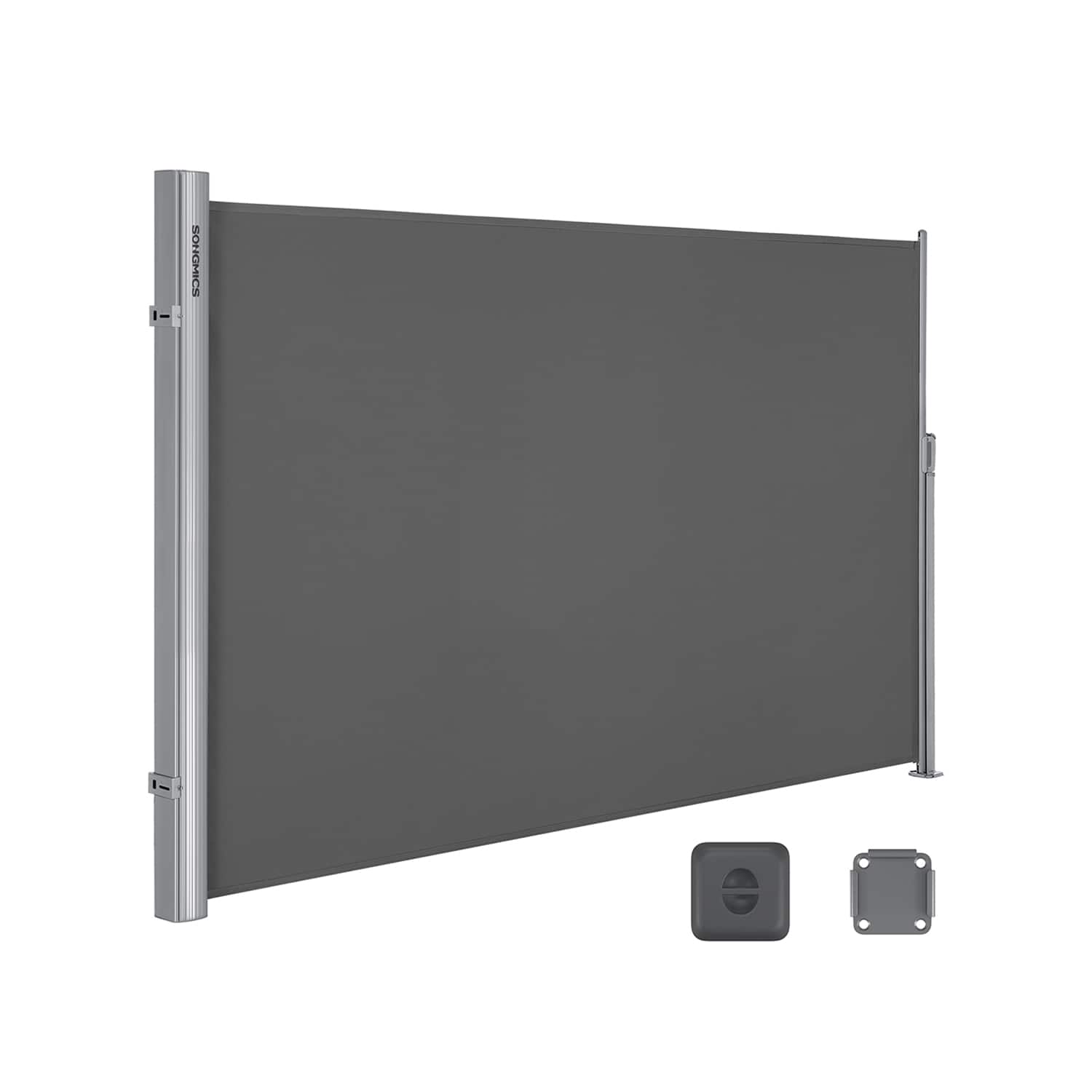 Seitenmarkise 180 x 300 cm Rauchgrau-GSA180G Seitenmarkise 180 x 300 cm Rauchgrau-GSA180G