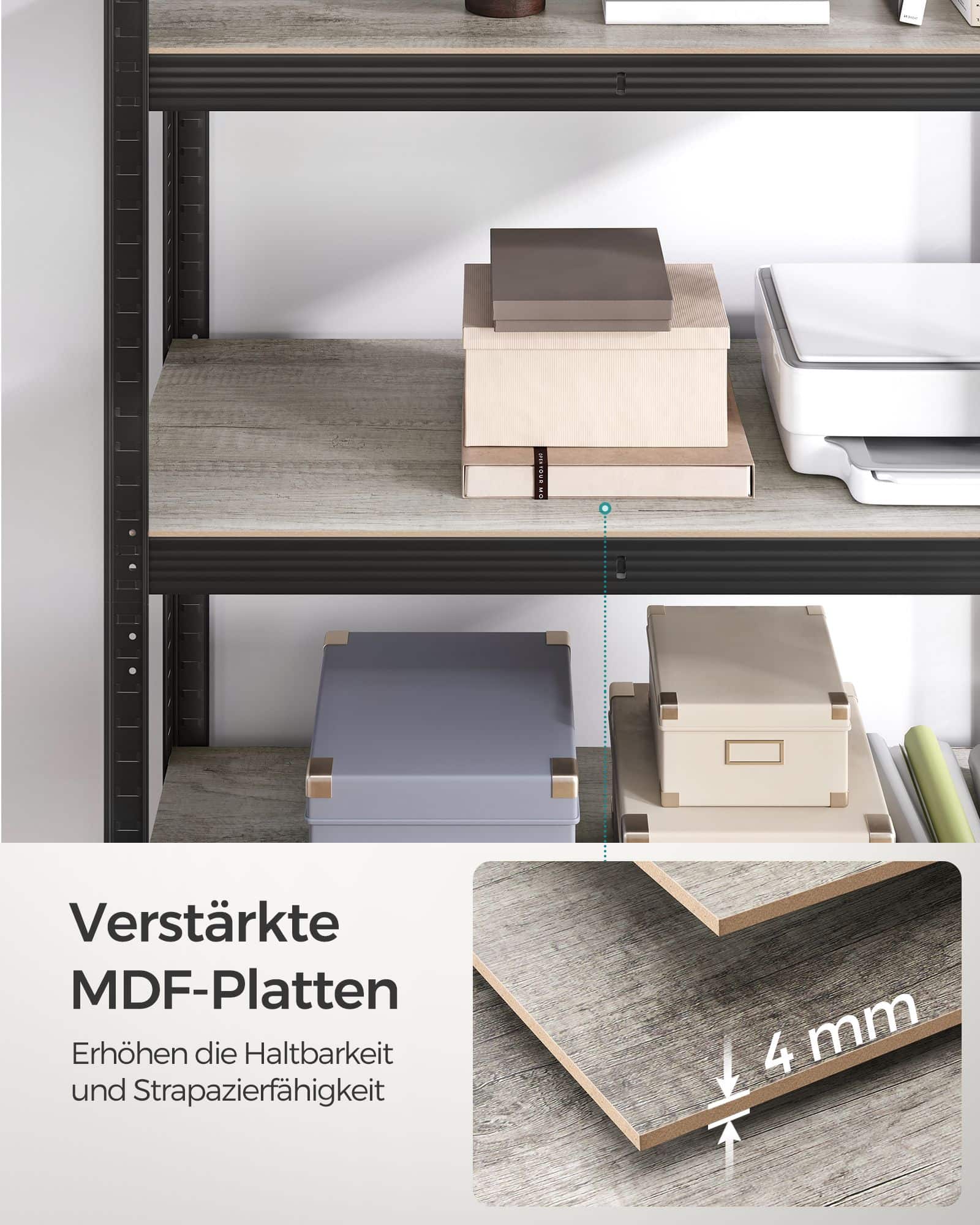 Lagerregal mit 5 Ebenen Lagerregal mit 5 Ebenen