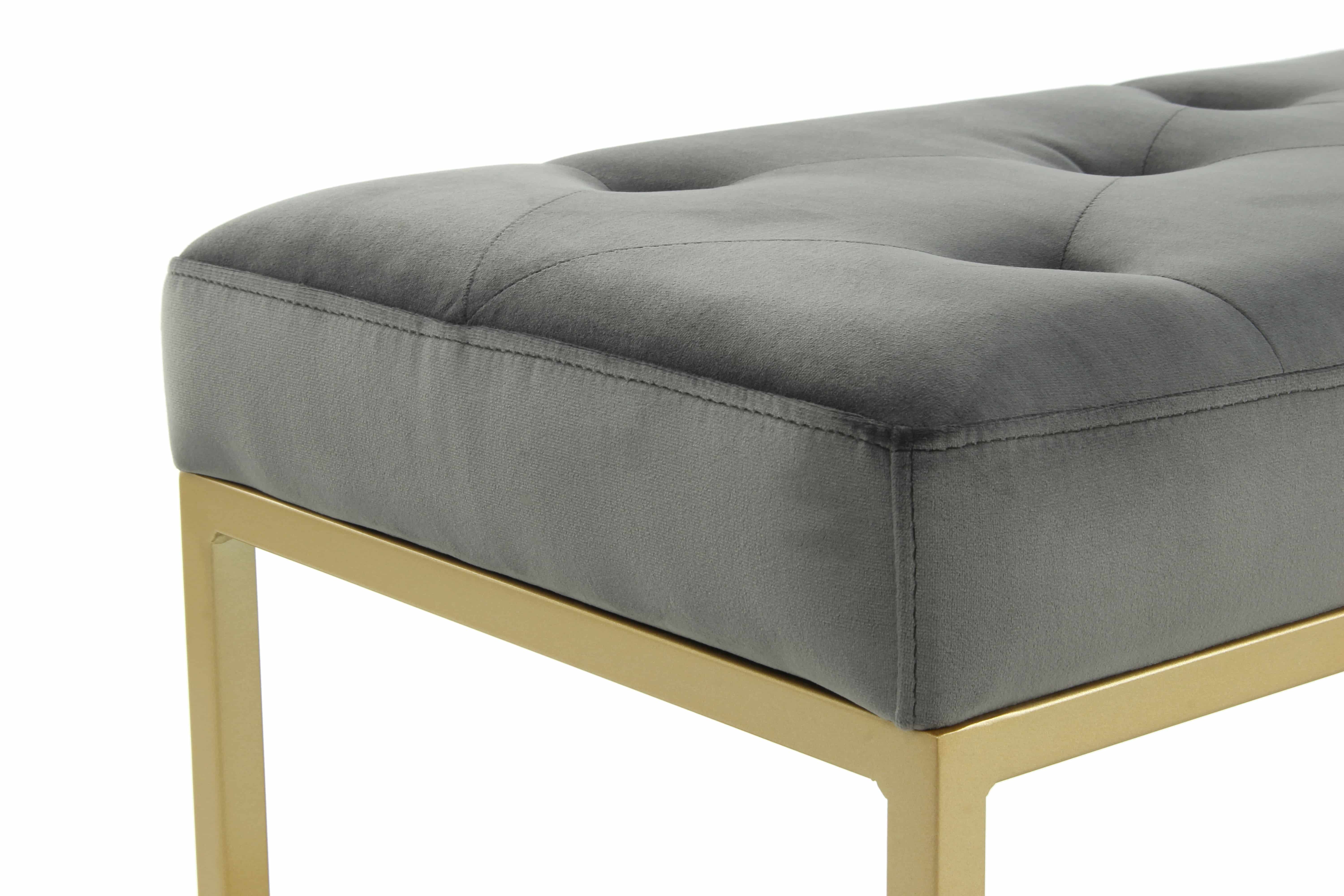 Sitzbank Cameron 125 Taupe / Gold Sitzbank Cameron 125 Taupe / Gold