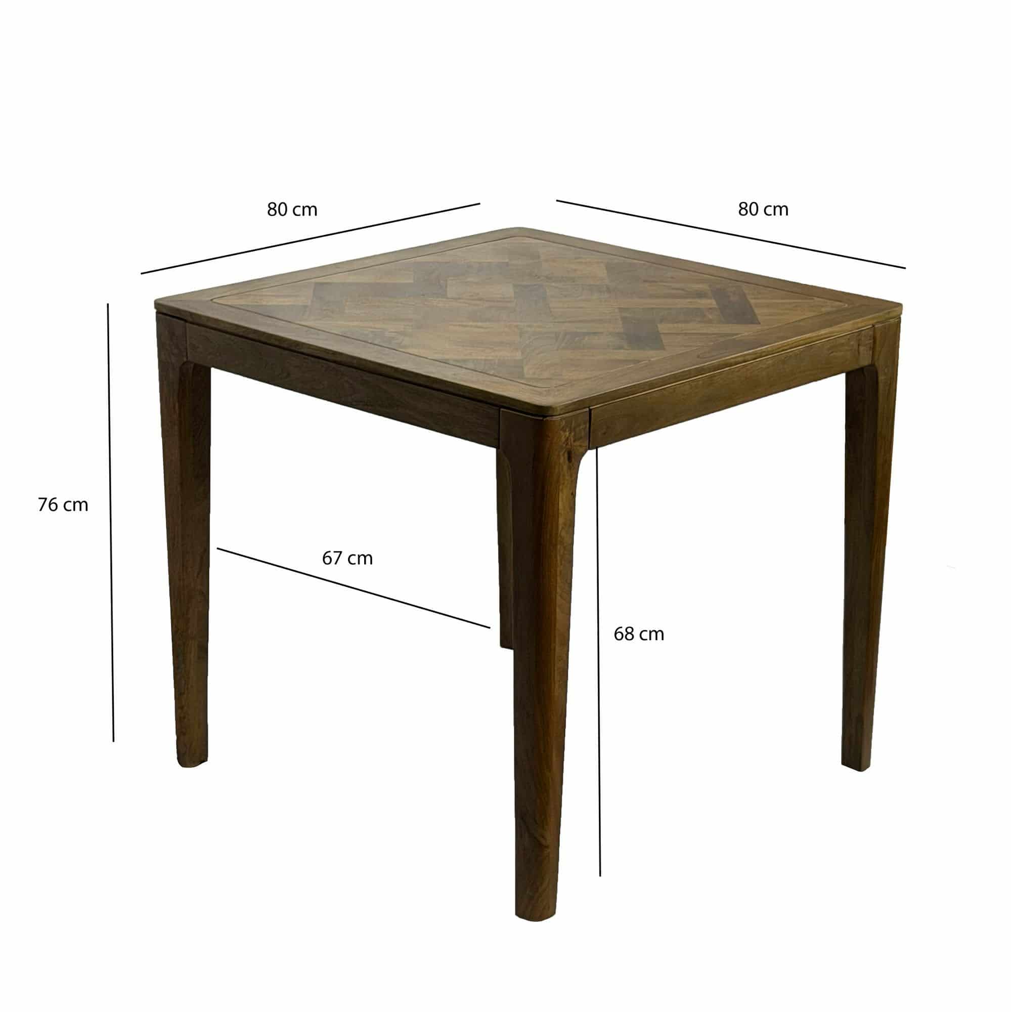 Esstisch Massivholz Mango 80x80 cm Walnuss-Finish - Quadratischer Esszimmertisch Holz - Küchentisch modern für 4 Personen - Stabiler Holztisch - Tisch für Esszimmer Bistrotisch Handmade Esstisch Massivholz Mango 80x80 cm Walnuss-Finish - Quadratischer Esszimmertisch Holz - Küchentisch modern für 4 Personen - Stabiler Holztisch - Tisch für Esszimmer Bistrotisch Handmade