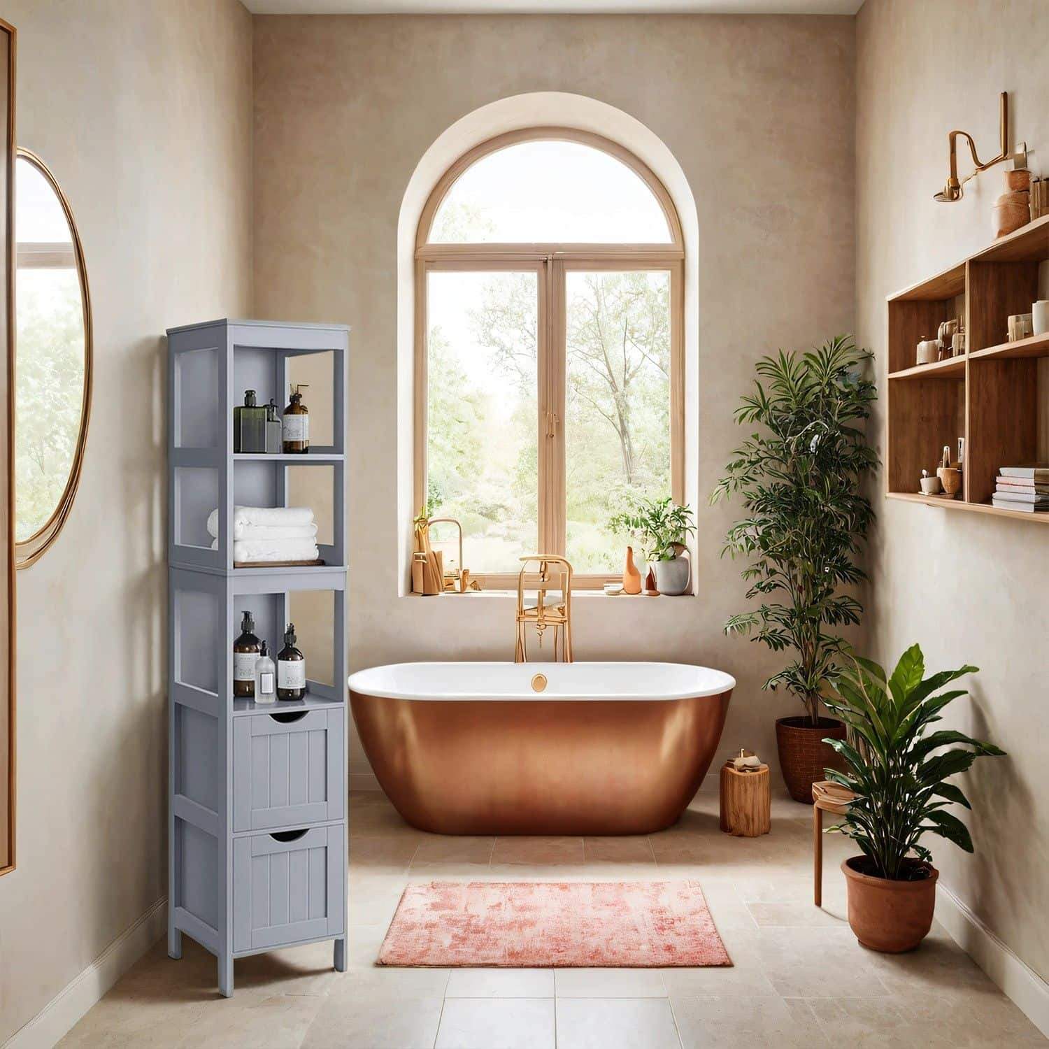 Badezimmerschrank, Schrank freistehend, Badezimmermöbel Badezimmerschrank, Schrank freistehend, Badezimmermöbel