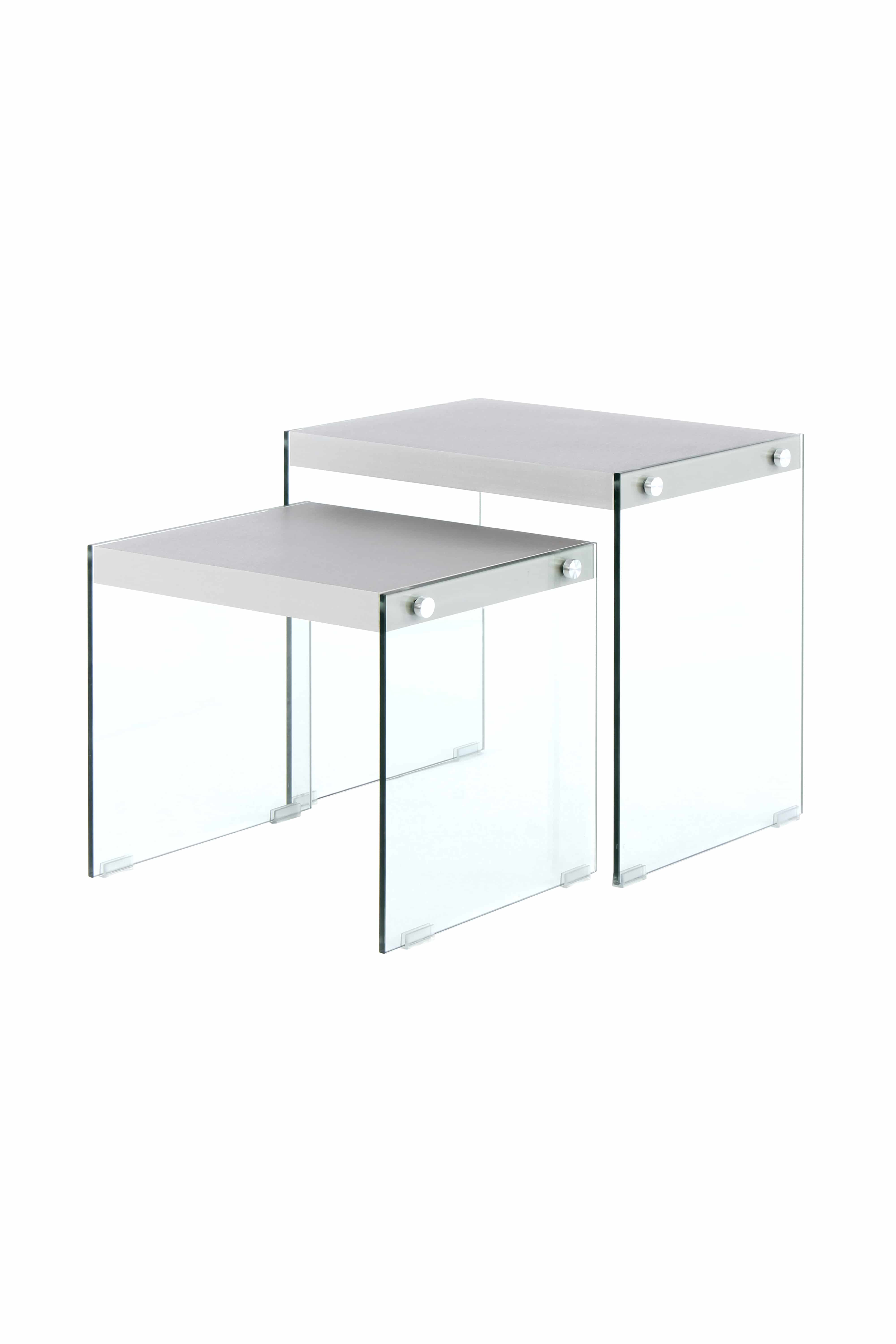 Beistelltisch 2er-Set Elementary 225 Silber