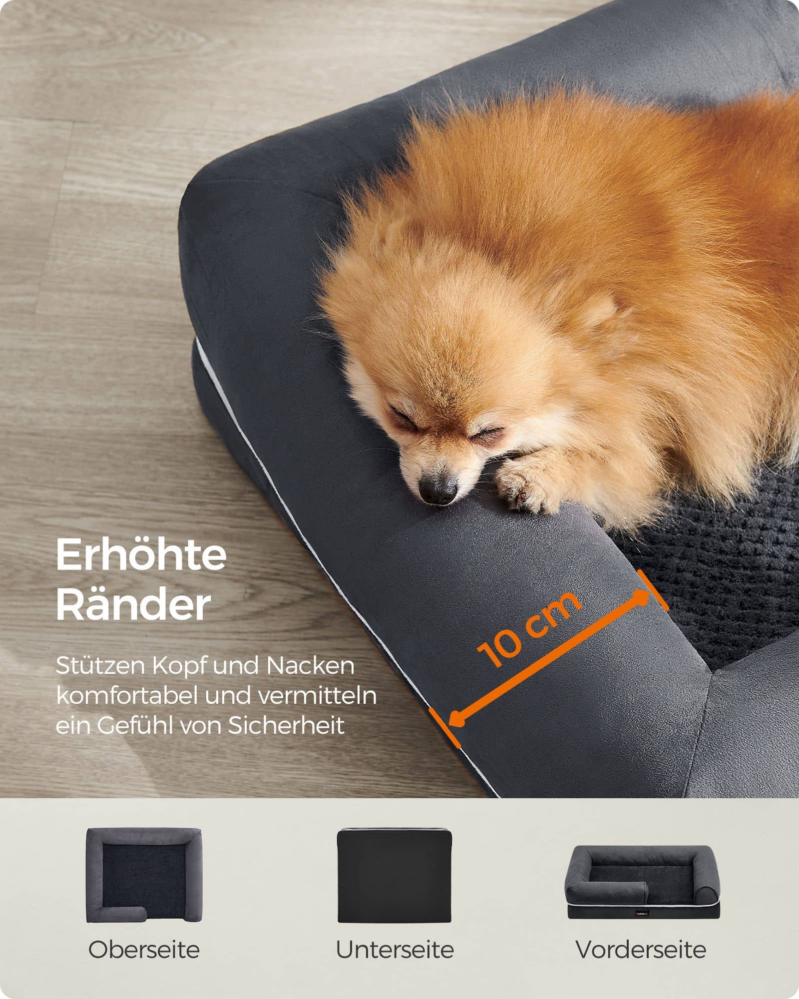 Hundebett Bezug abnehmbar und waschbar Hundebett Bezug abnehmbar und waschbar