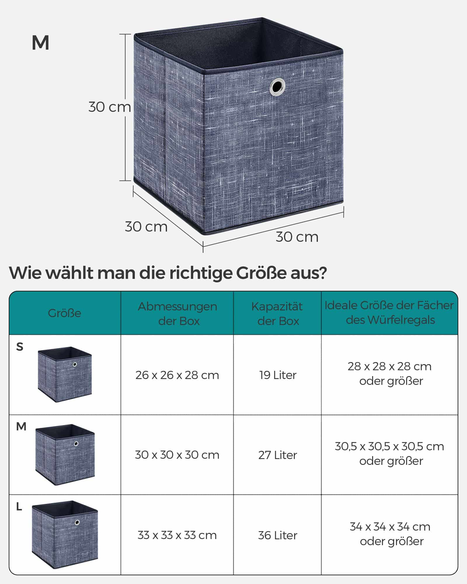 Aufbewahrungsbox 6er Set nebelblau-RFB006I01