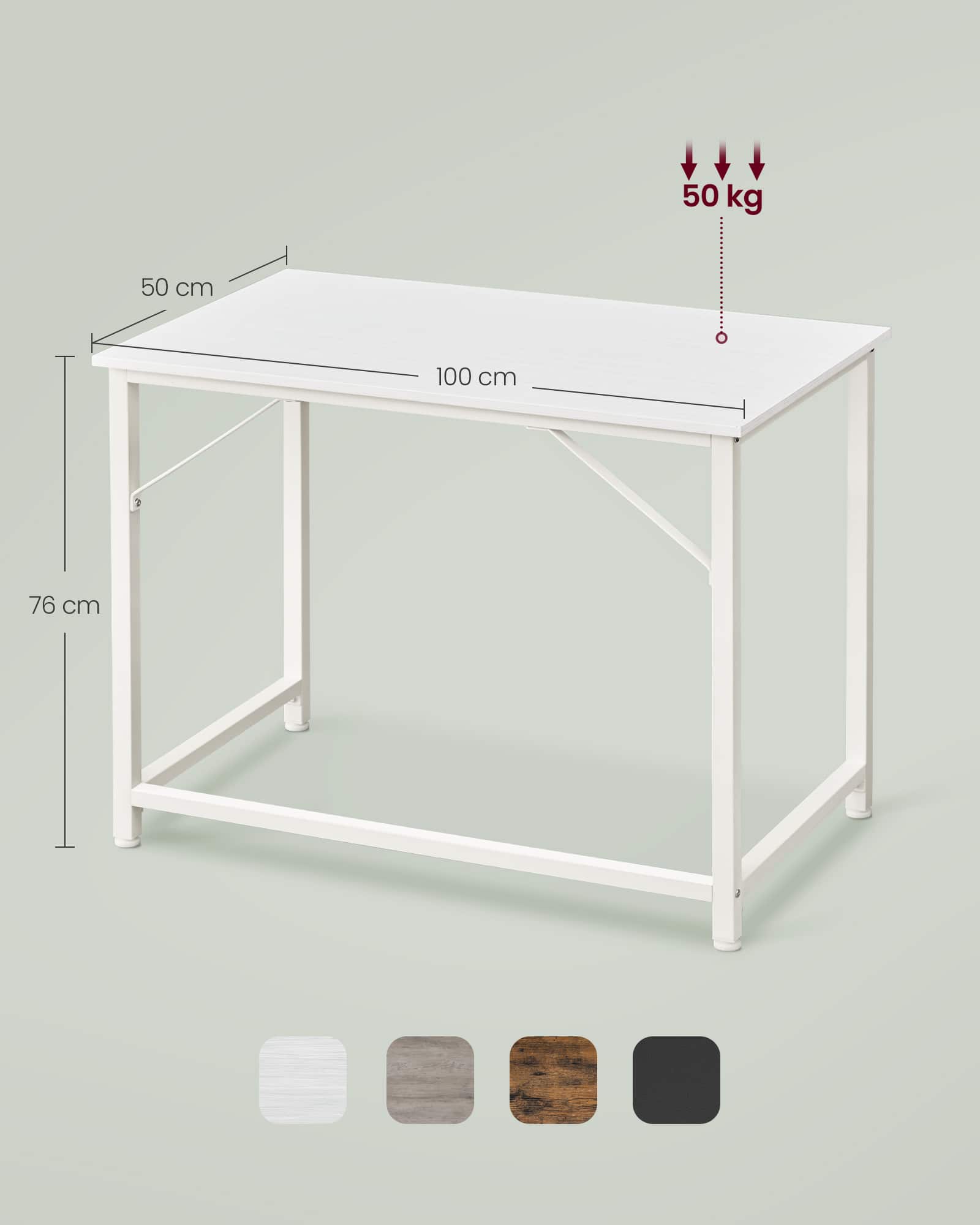 Schreibtisch Bürotisch Industrie-Design greige-schwarz Schreibtisch Bürotisch Industrie-Design greige-schwarz