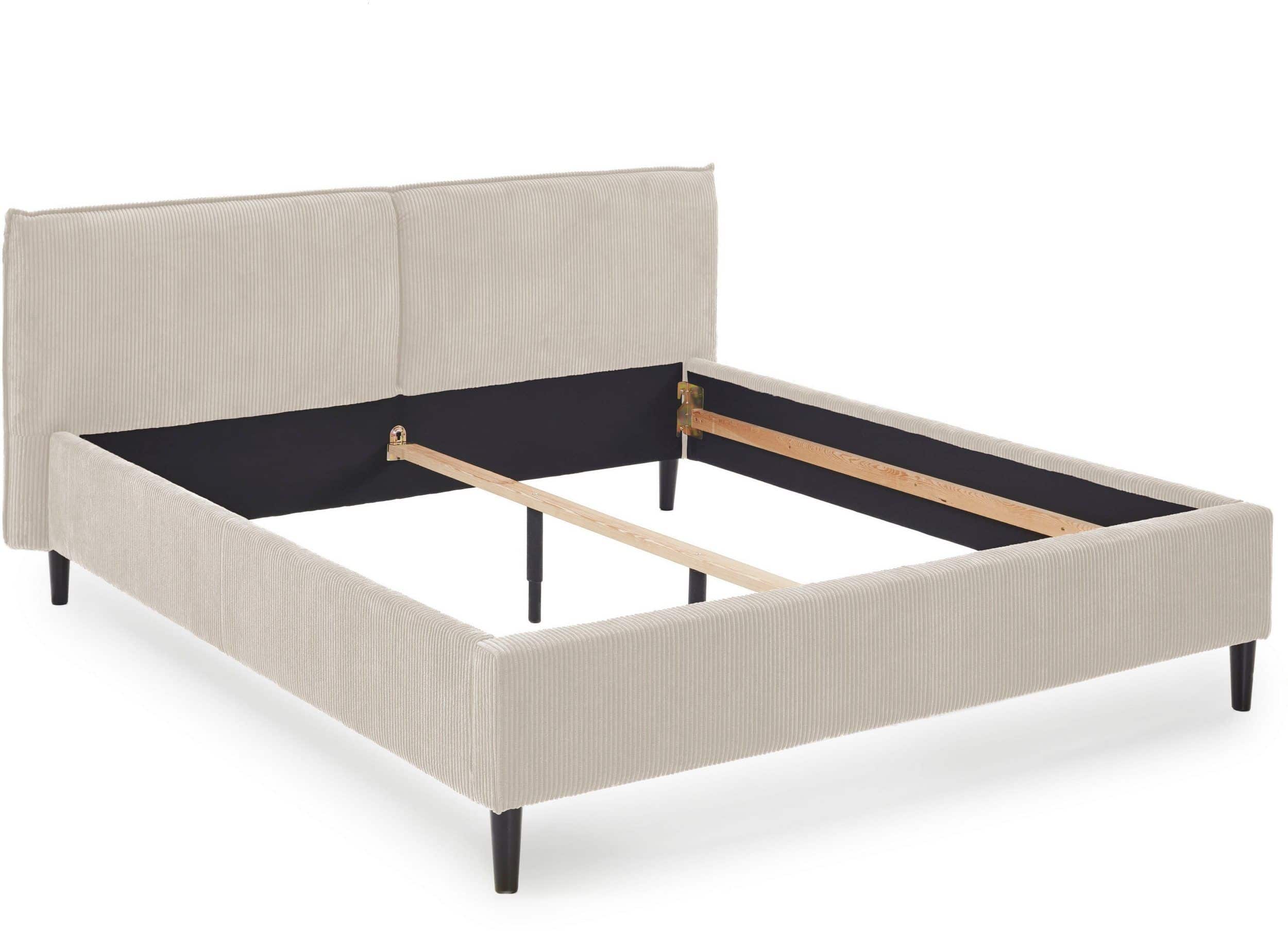 Polsterbett Ally Beige Cord 140x200 cm | mit Lattenrost | ohne Matratze Polsterbett Ally Beige Cord 140x200 cm | mit Lattenrost | ohne Matratze
