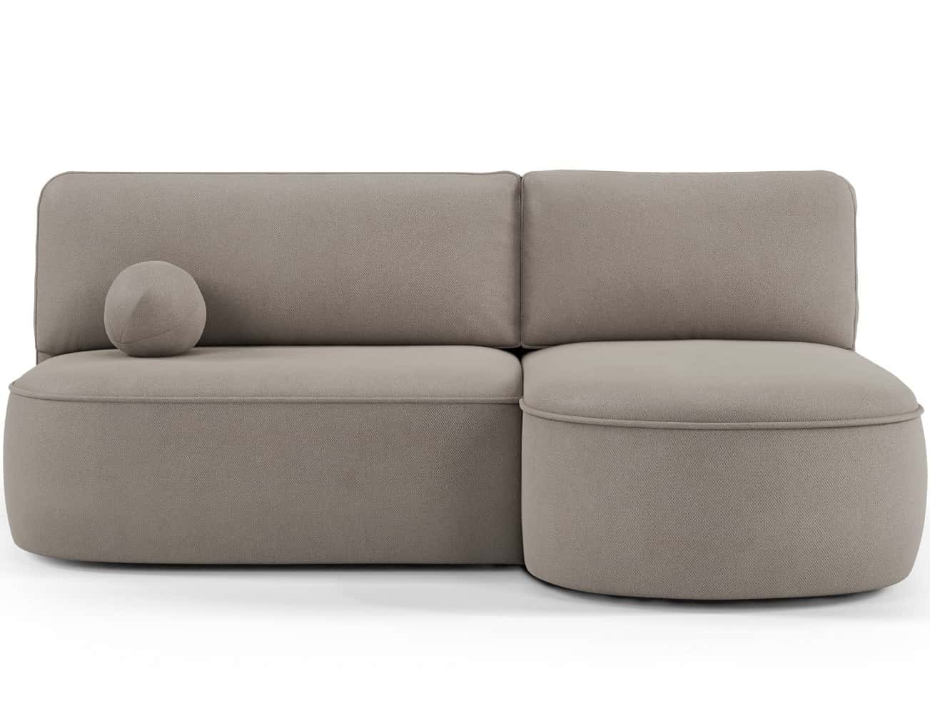 Ecksofa Livosa Beige mit Schlaffunktion & Bettkasten | Eltap | Sola