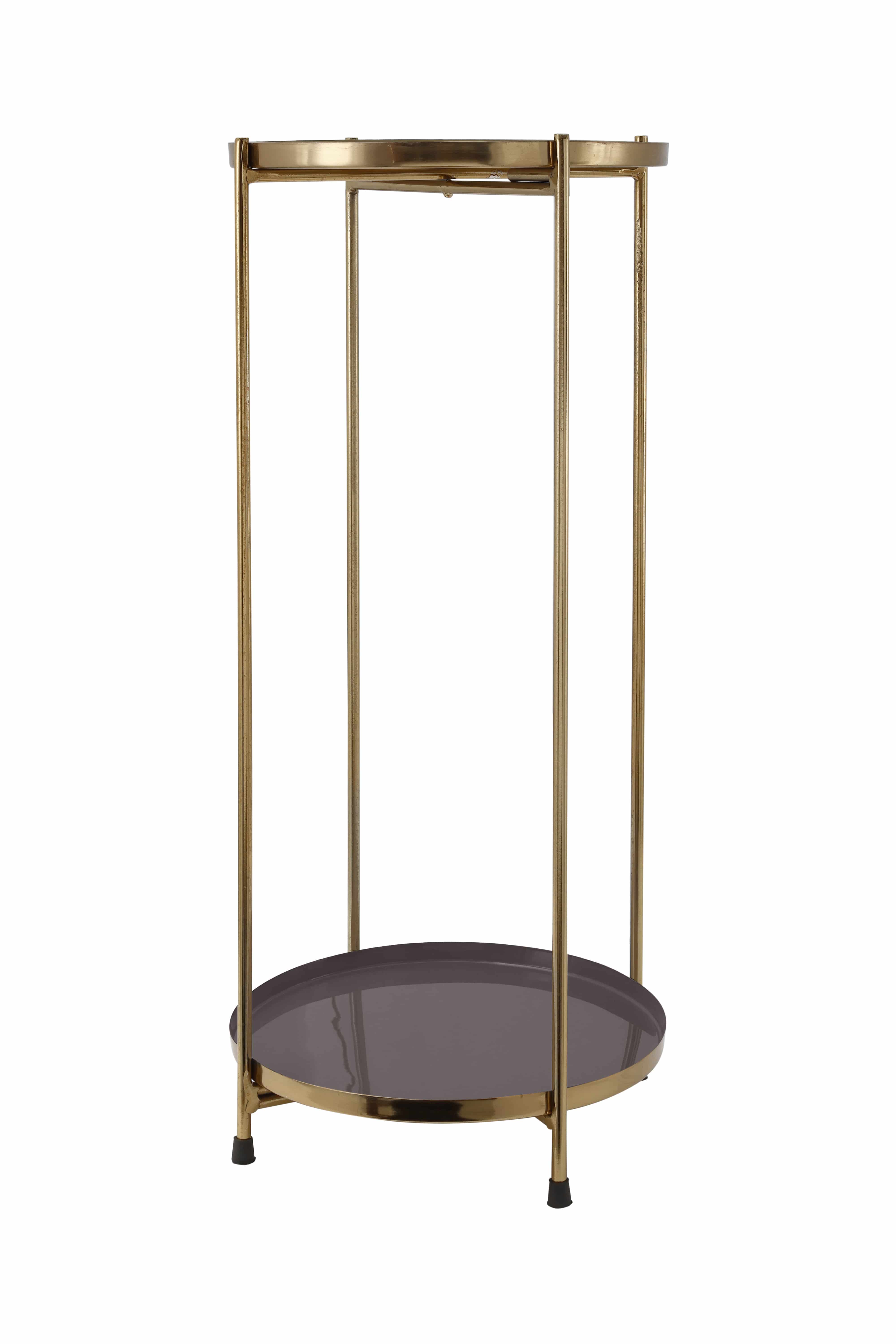 Beistelltisch Art Deco 1025 Taupe / Koralle Beistelltisch Art Deco 1025 Taupe / Koralle