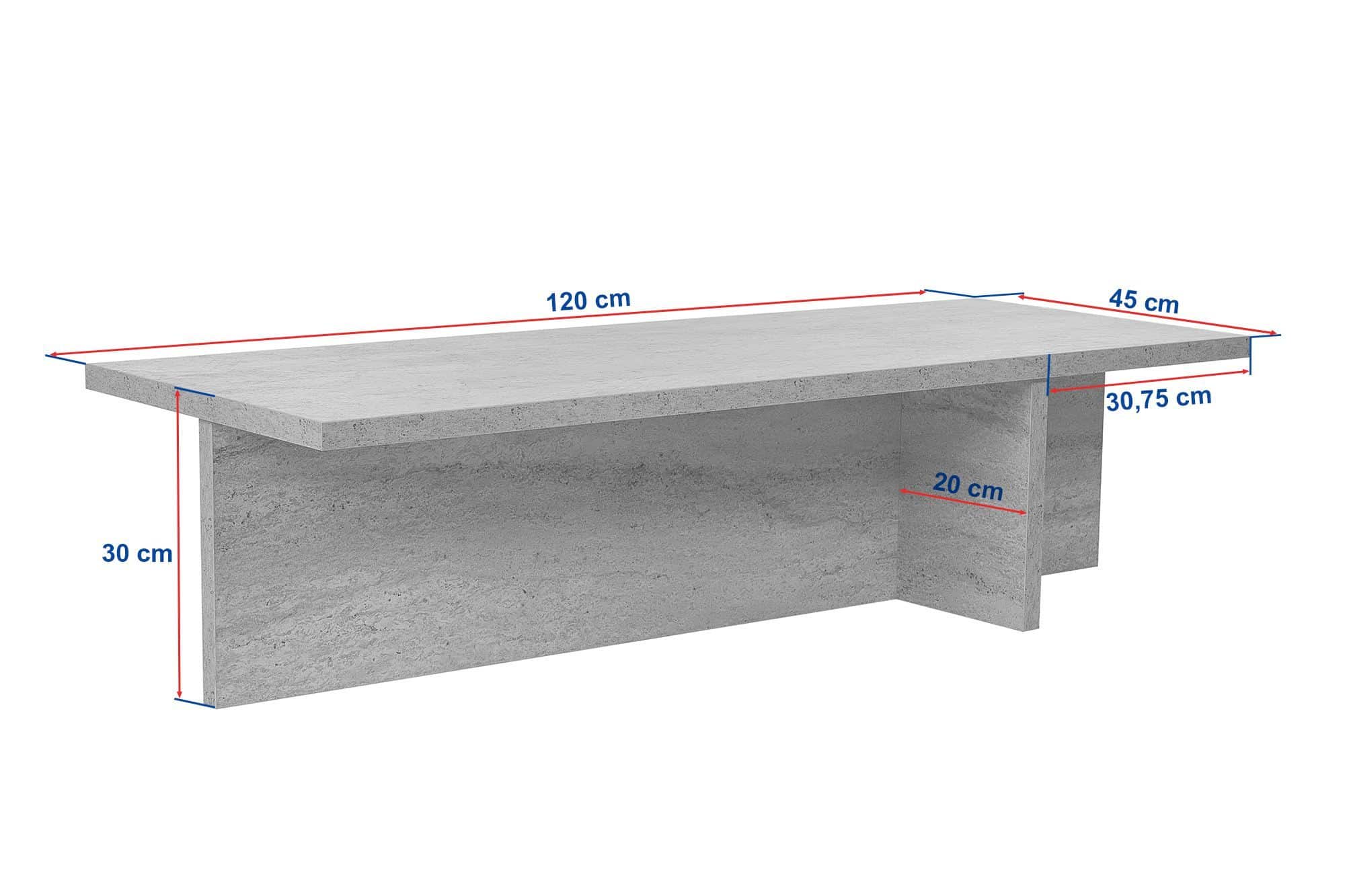 Harbor - Walnuss - Couchtisch